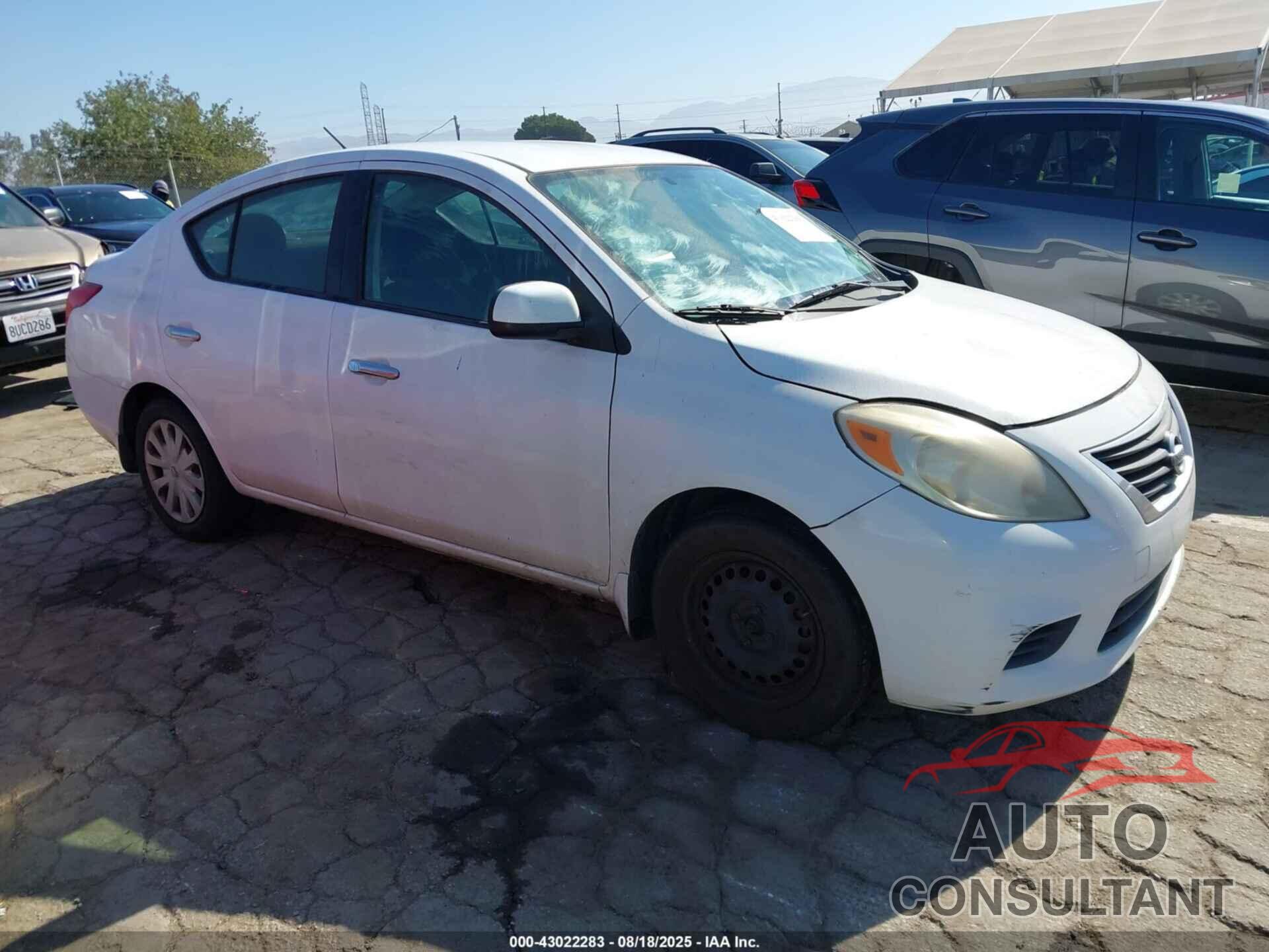 NISSAN VERSA 2012 - 3N1CN7AP7CL890834