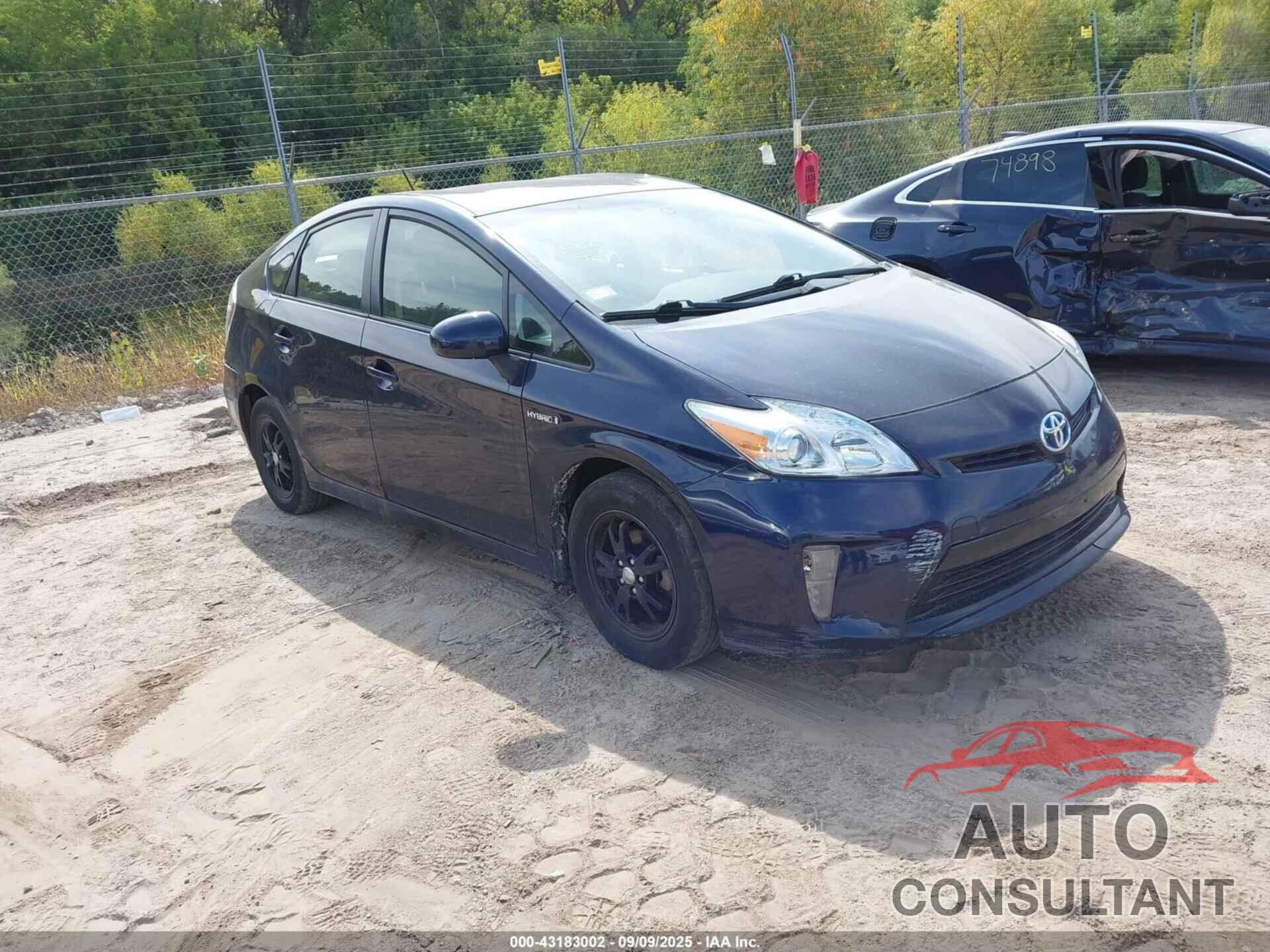 TOYOTA PRIUS 2013 - JTDKN3DU5D1705675