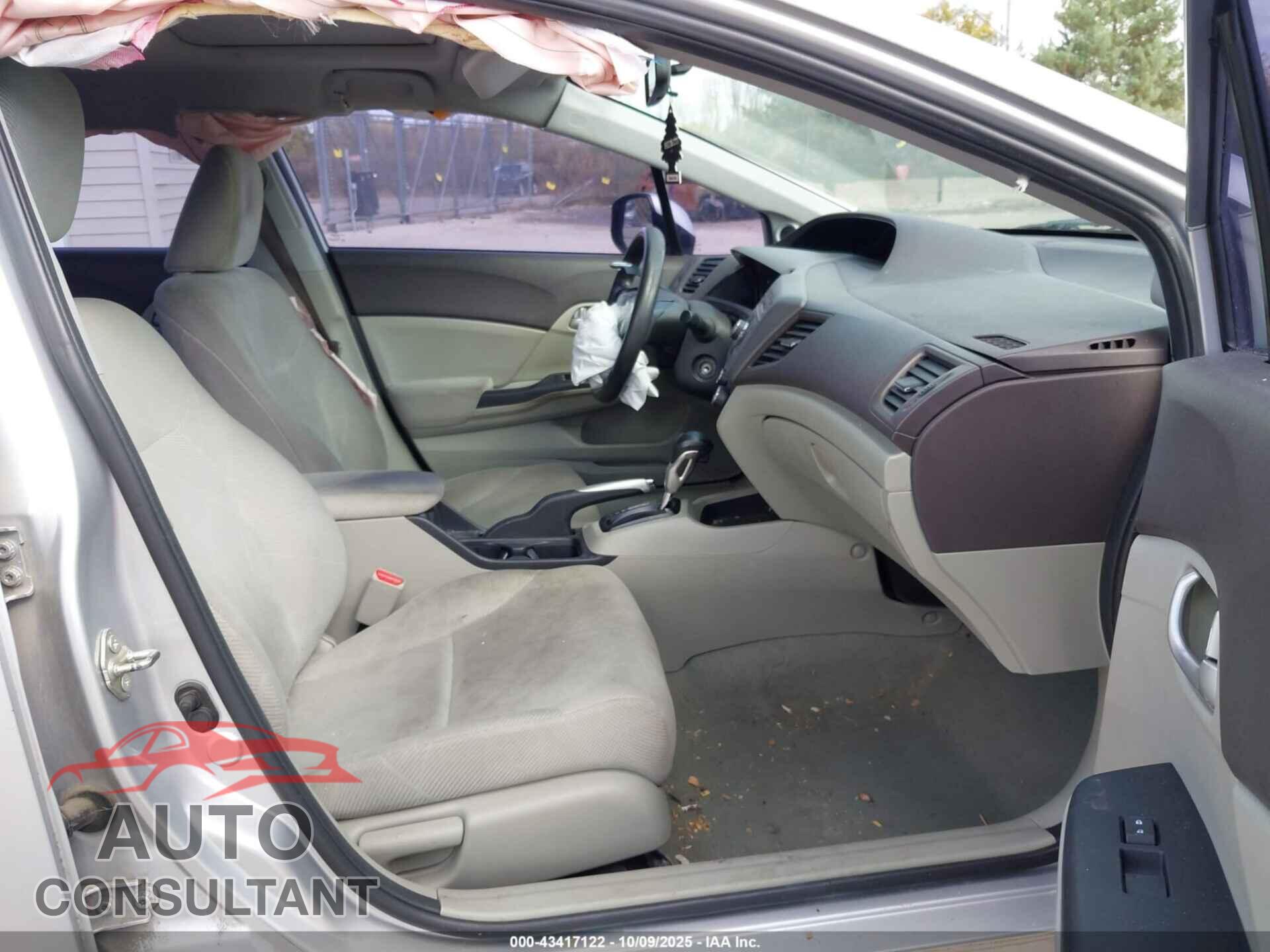 HONDA CIVIC 2012 - 19XFB2F87CE001929