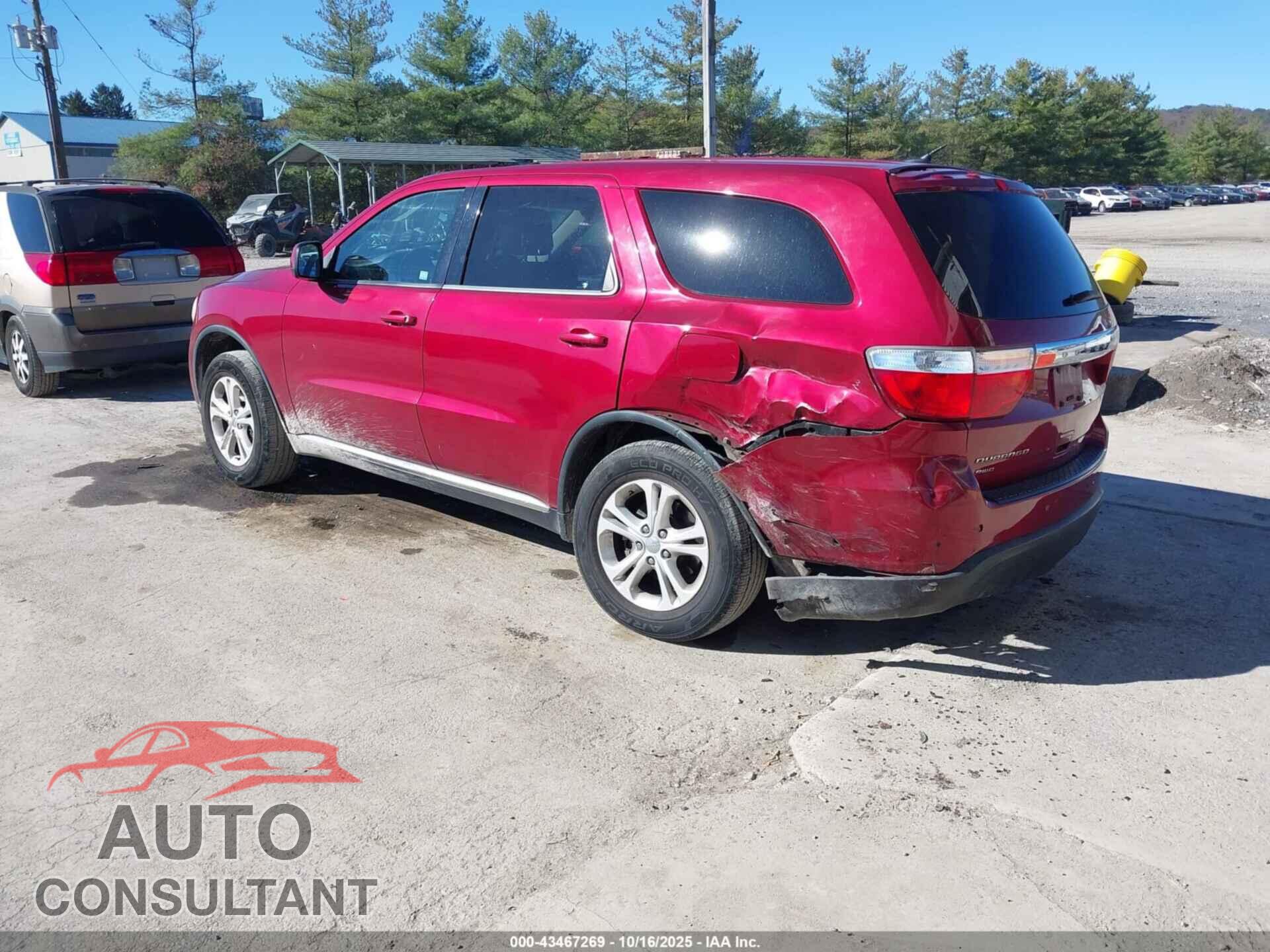 DODGE DURANGO 2013 - 1C4RDJAG4DC608637