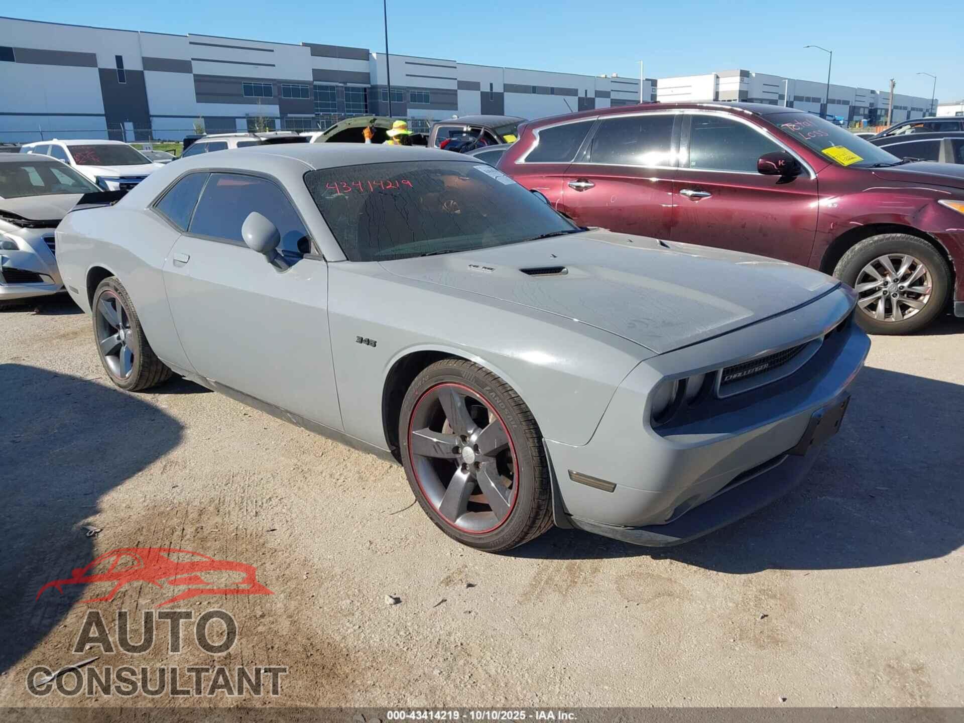 DODGE CHALLENGER 2012 - 2C3CDYBT6CH229911