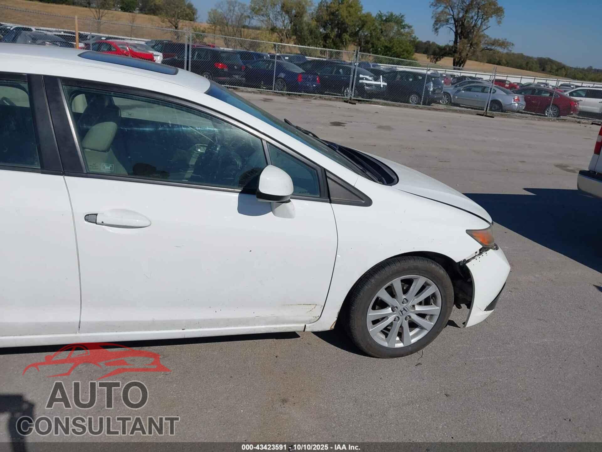 HONDA CIVIC 2012 - 19XFB2F99CE036285
