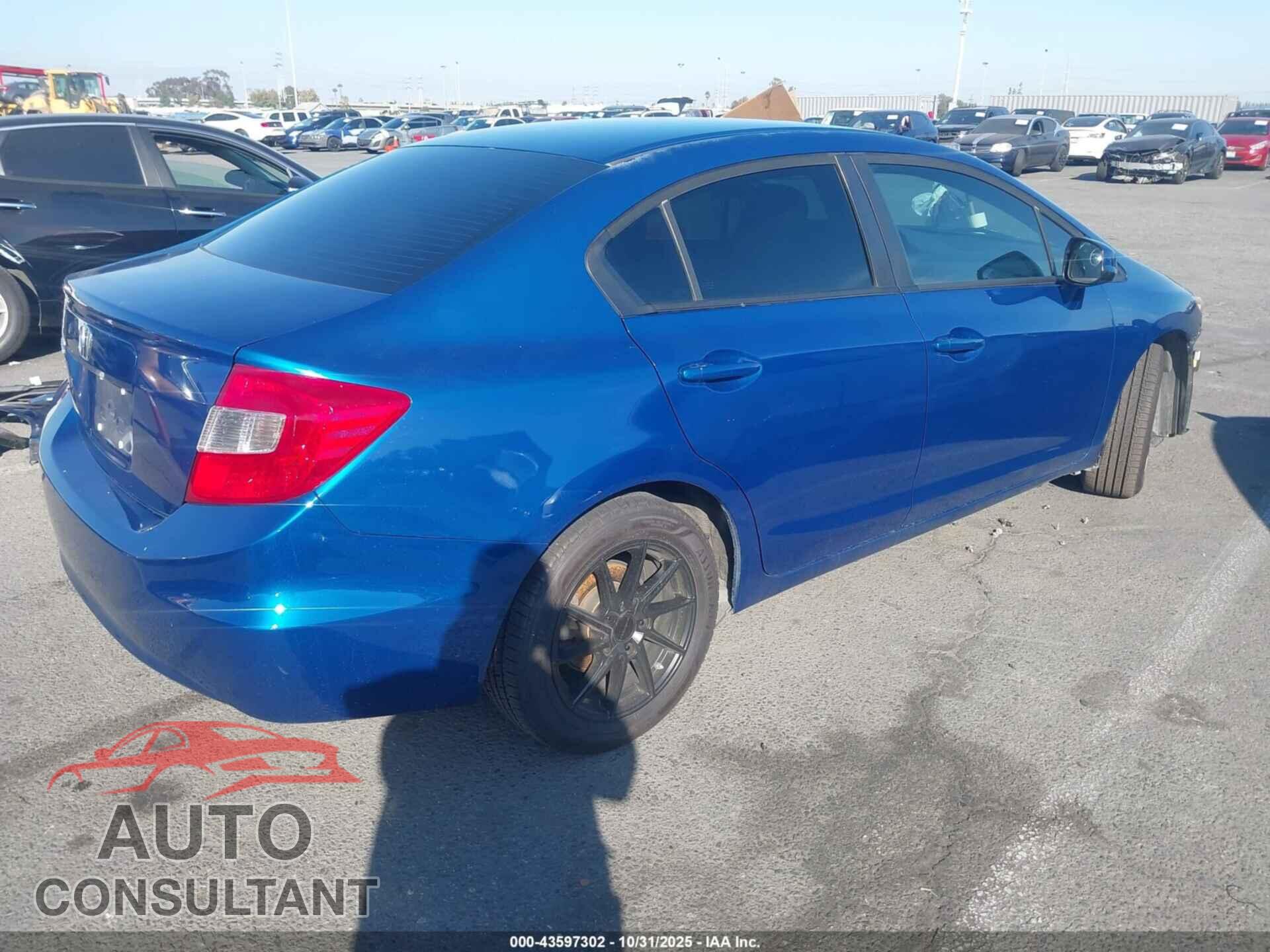 HONDA CIVIC 2012 - 19XFB2F96CE337063
