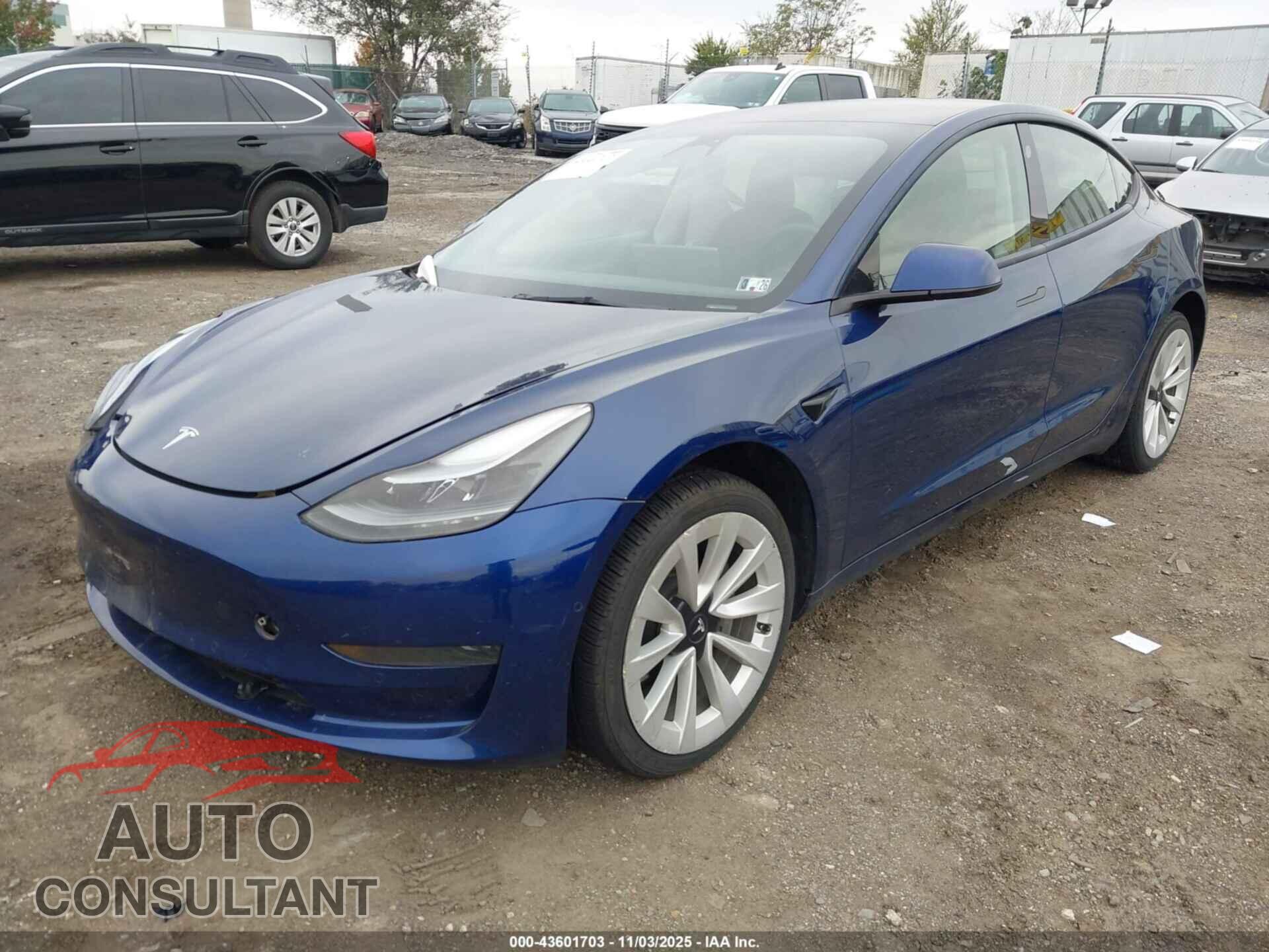 TESLA MODEL 3 2022 - 5YJ3E1EA6NF189610