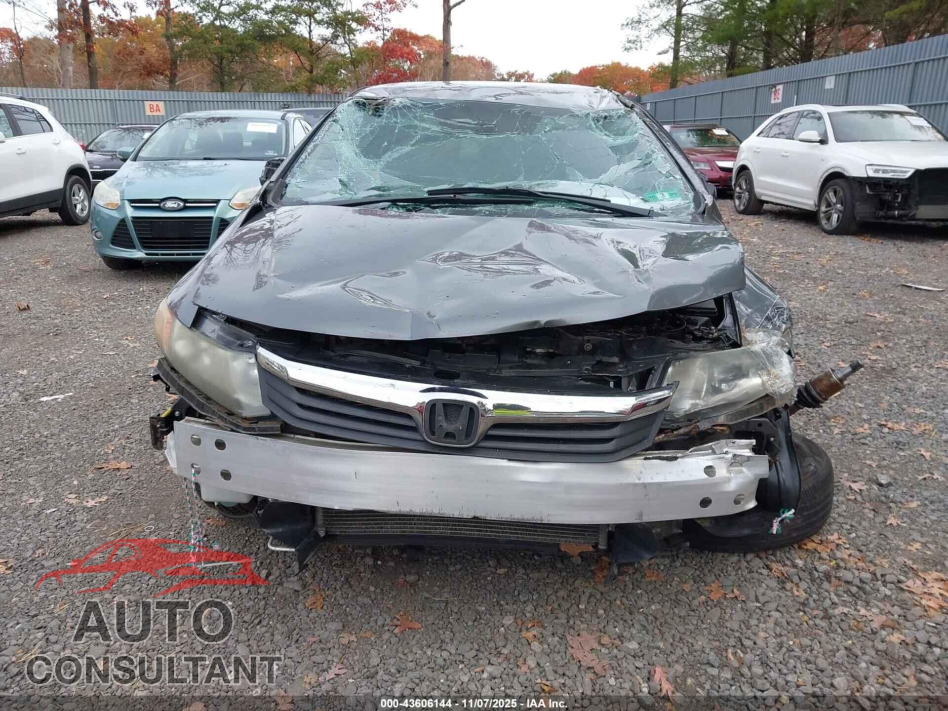 HONDA CIVIC 2012 - 19XFB2F54CE316399