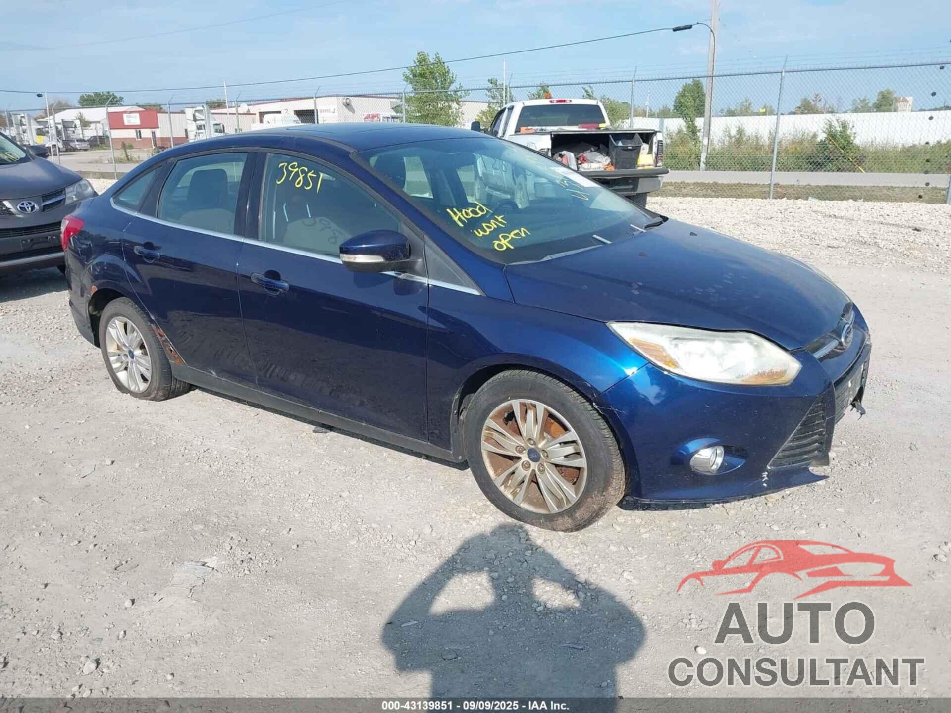 FORD FOCUS 2012 - 1FAHP3H20CL152049