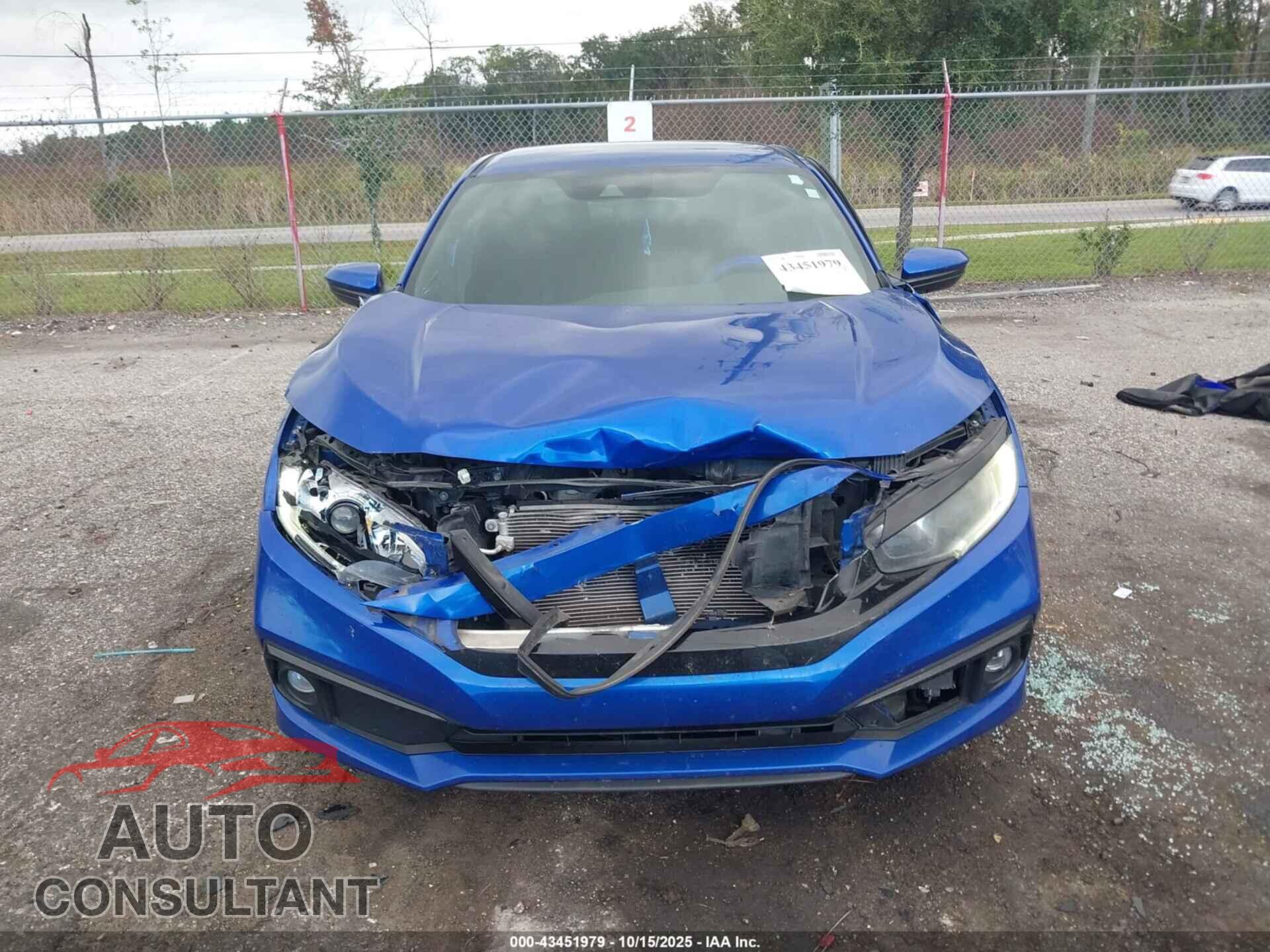 HONDA CIVIC 2019 - 2HGFC2F88KH571861