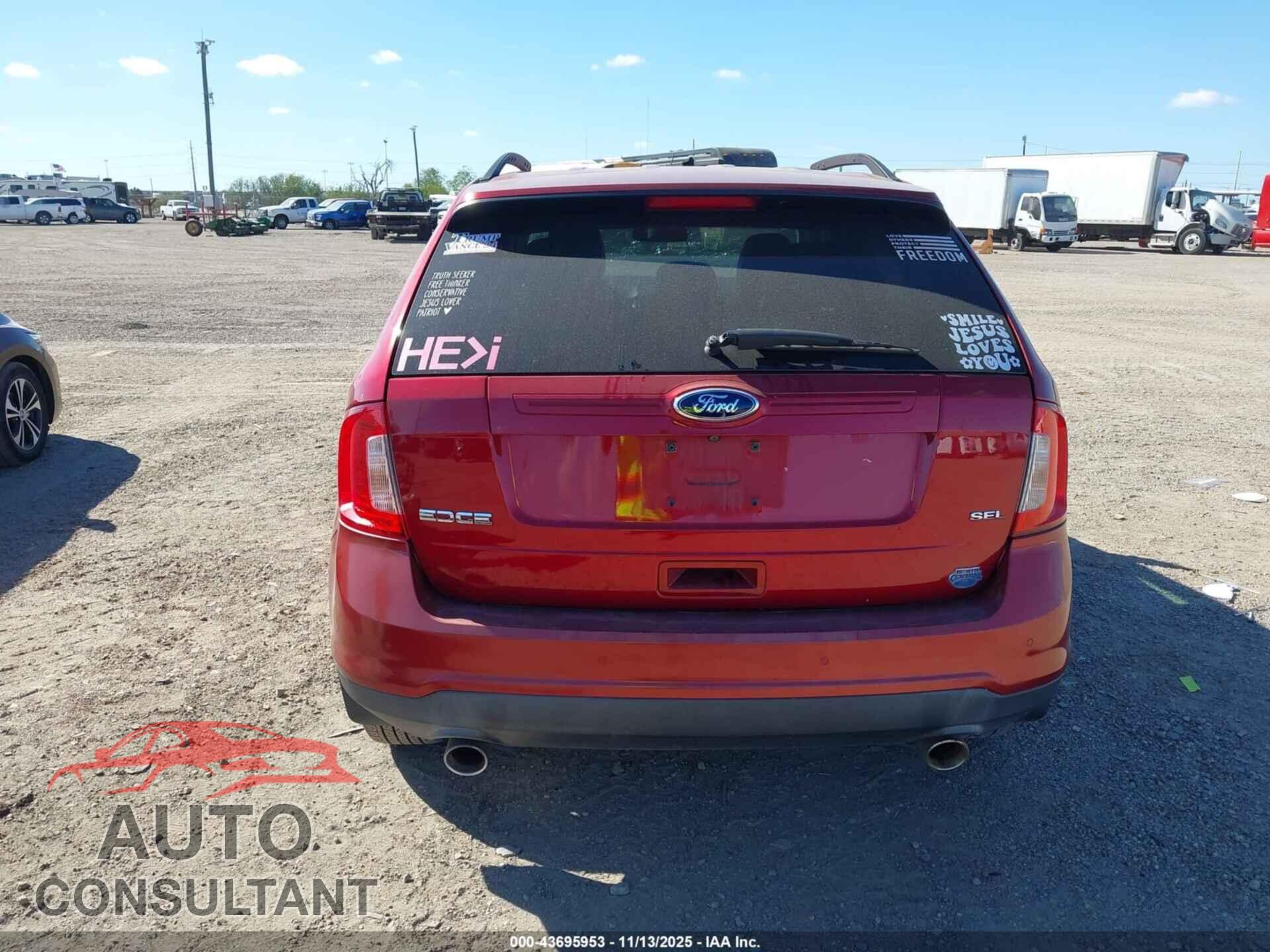 FORD EDGE 2013 - 2FMDK3JCXDBC45409