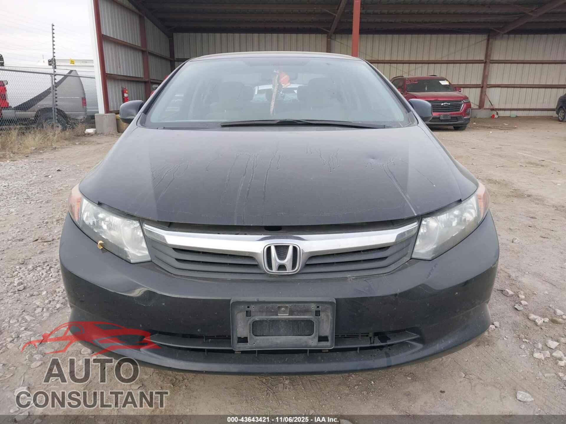 HONDA CIVIC 2012 - 2HGFB2F5XCH595153