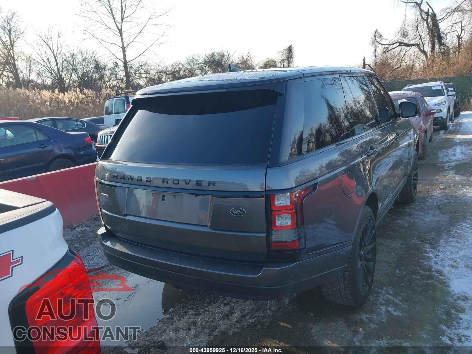 LAND ROVER RANGE ROVER 2016 - SALGS2EF4GA264286