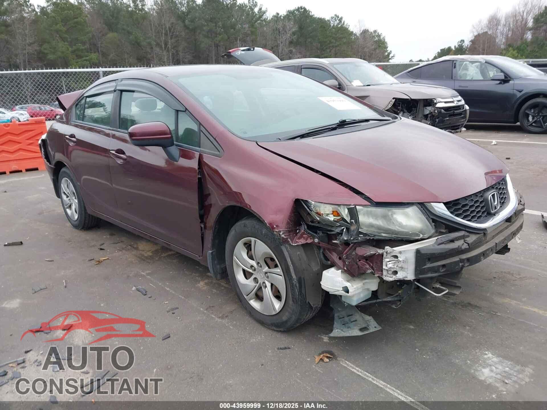 HONDA CIVIC 2015 - 19XFB2F54FE089252
