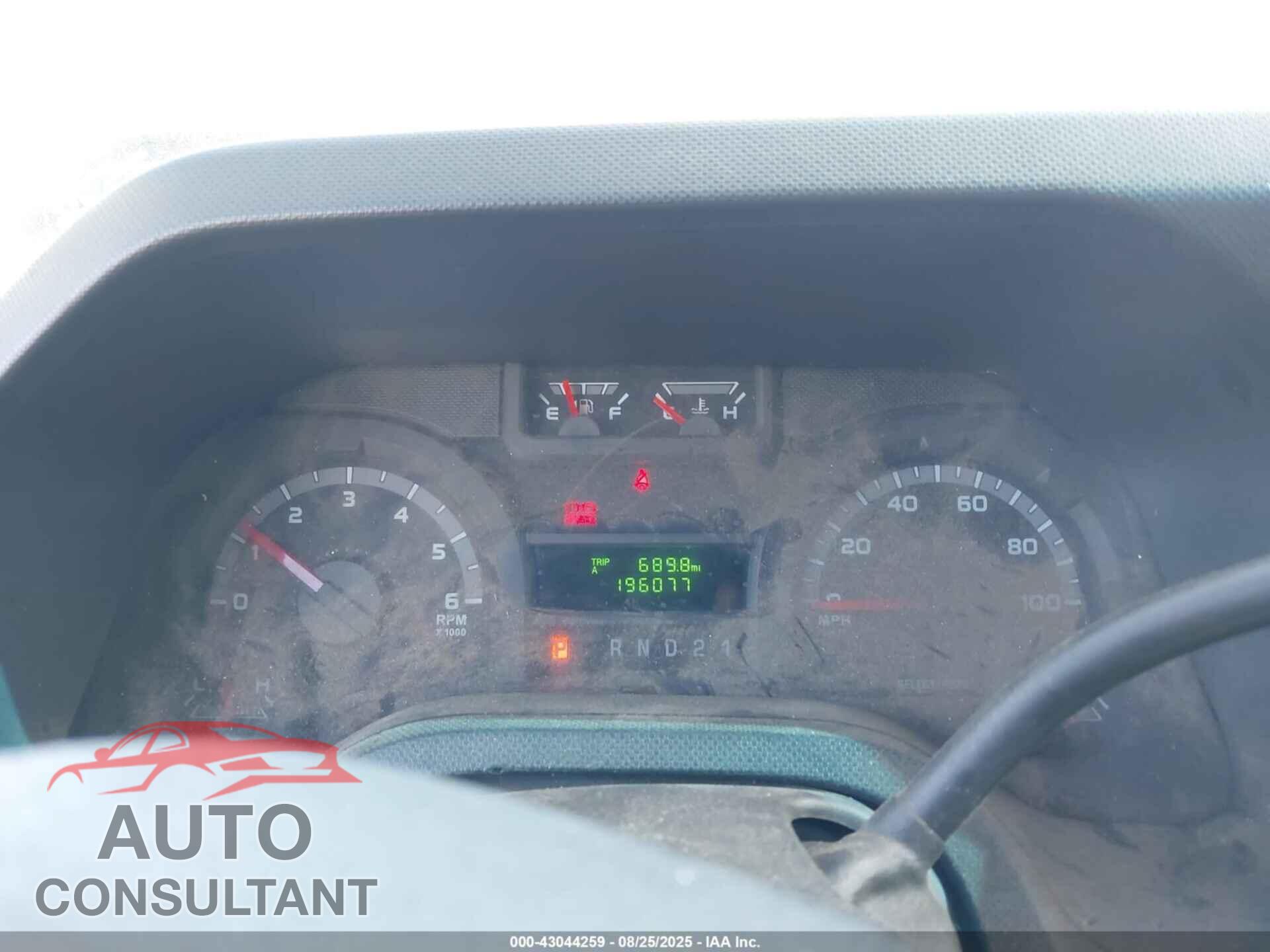 FORD E-150 2009 - 1FTNE14W89DA73053