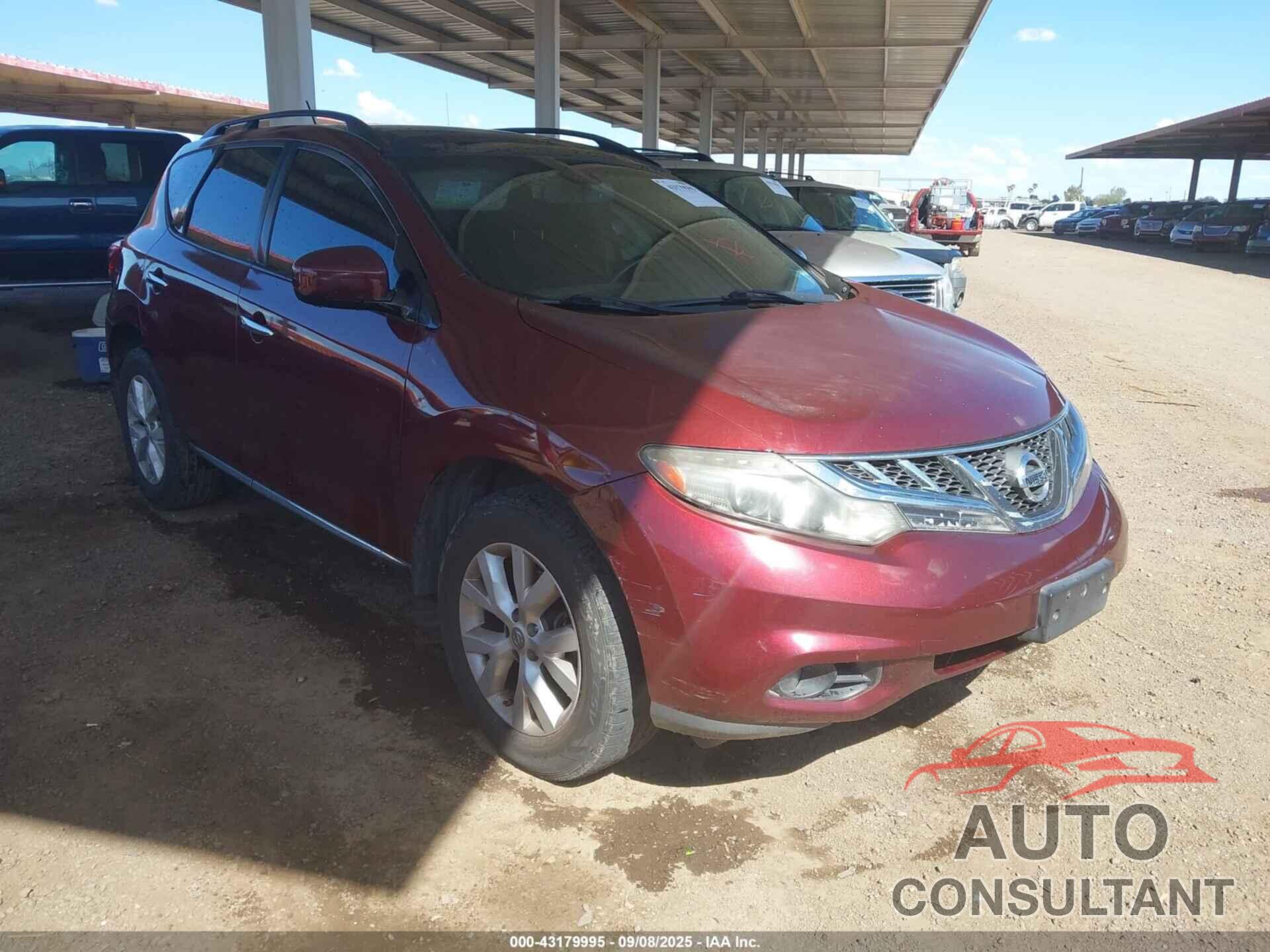 NISSAN MURANO 2011 - JN8AZ1MU1BW051671