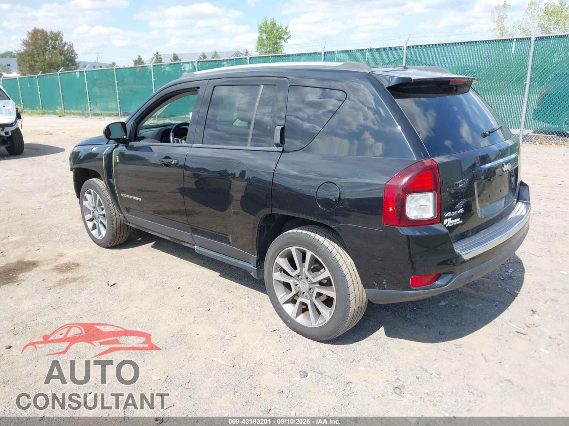 JEEP COMPASS 2017 - 1C4NJDEB8HD165478