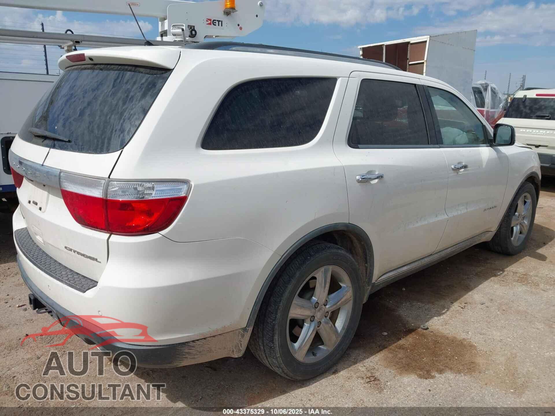 DODGE DURANGO 2011 - 1D4SD5GT4BC711778