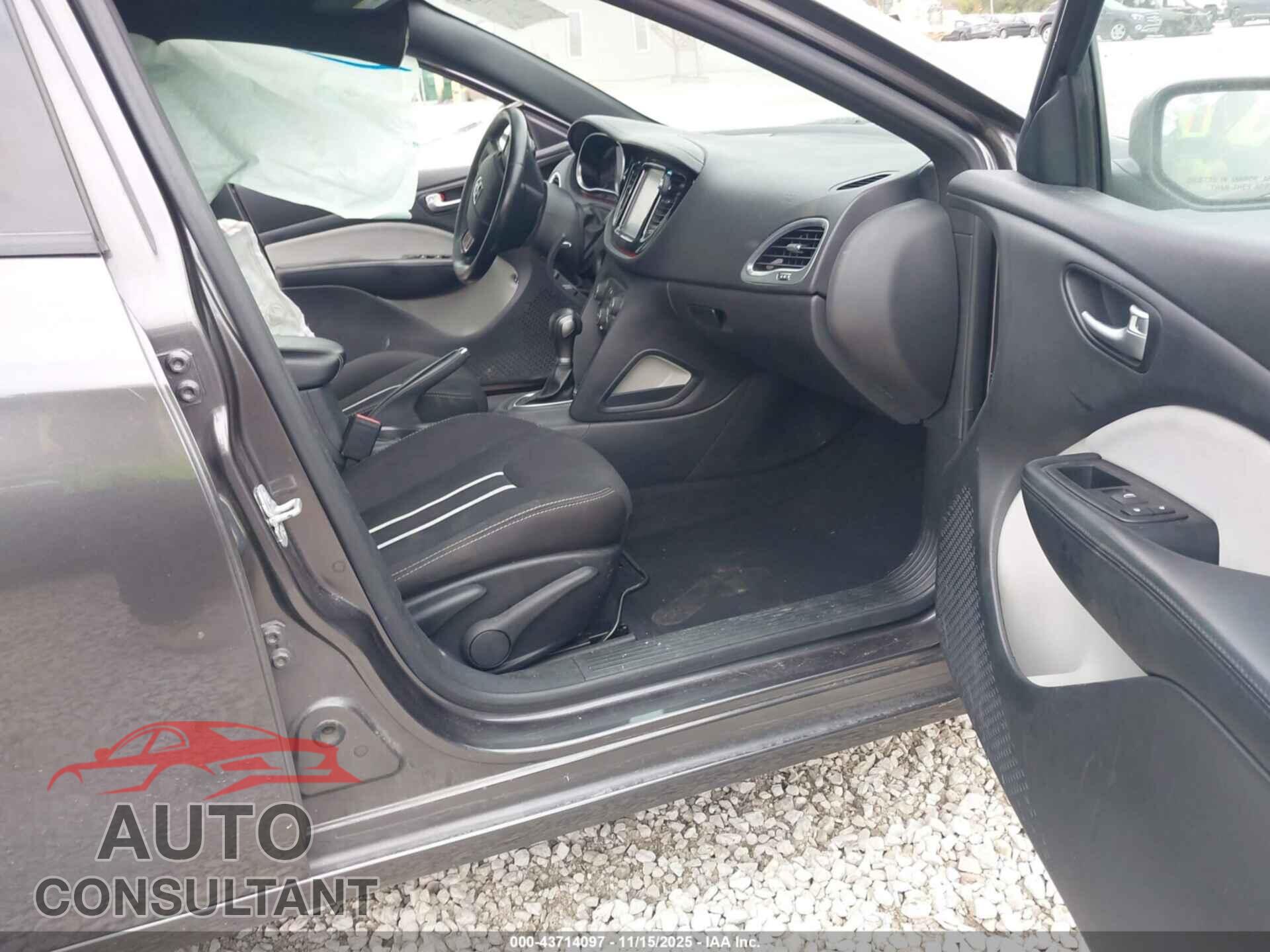 DODGE DART 2014 - 1C3CDFBB4ED830827