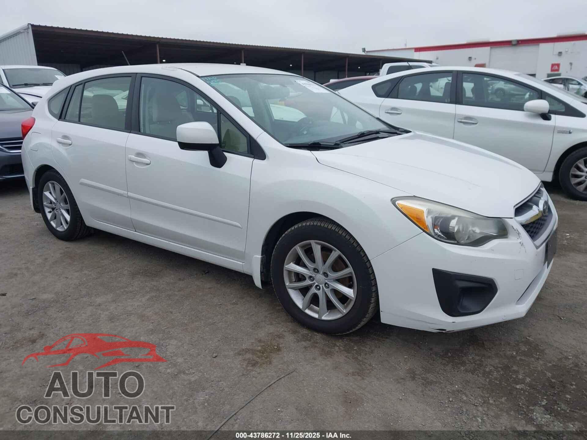 SUBARU IMPREZA 2012 - JF1GPAC60CH237759