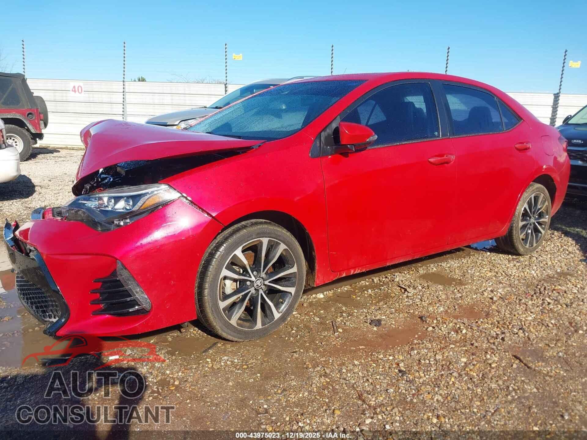 TOYOTA COROLLA 2017 - 2T1BURHEXHC845683