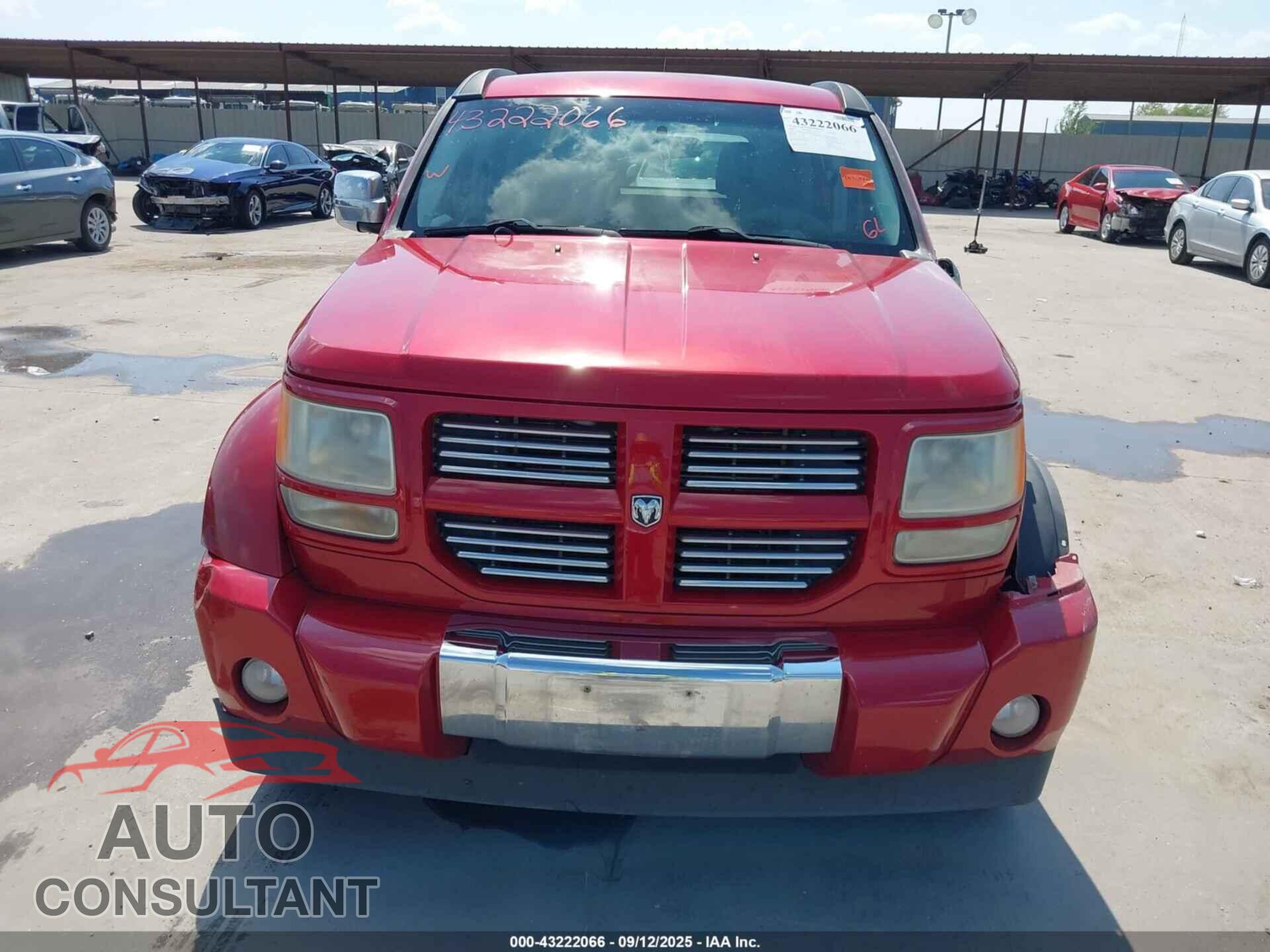 DODGE NITRO 2011 - 1D4PU4GK4BW606034