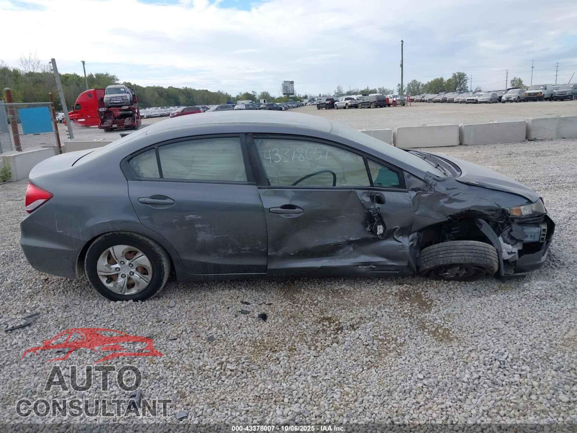 HONDA CIVIC 2013 - 19XFB2F50DE048310
