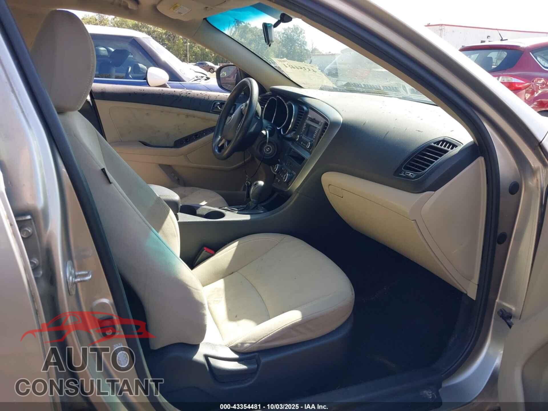 KIA OPTIMA 2013 - KNAGM4A7XD5405245