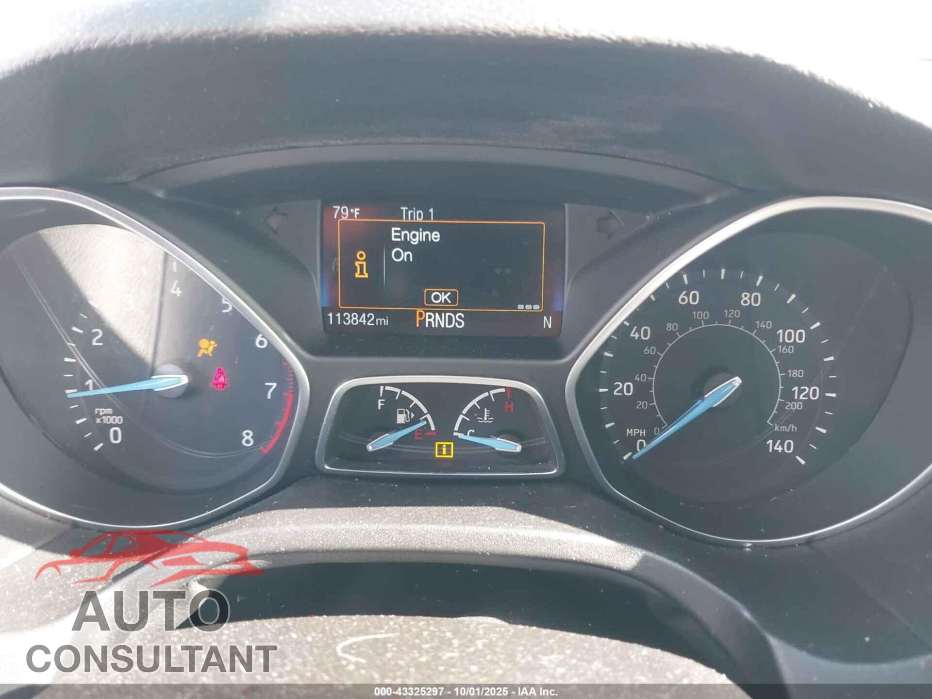 FORD FOCUS 2016 - 1FADP3F25GL393323