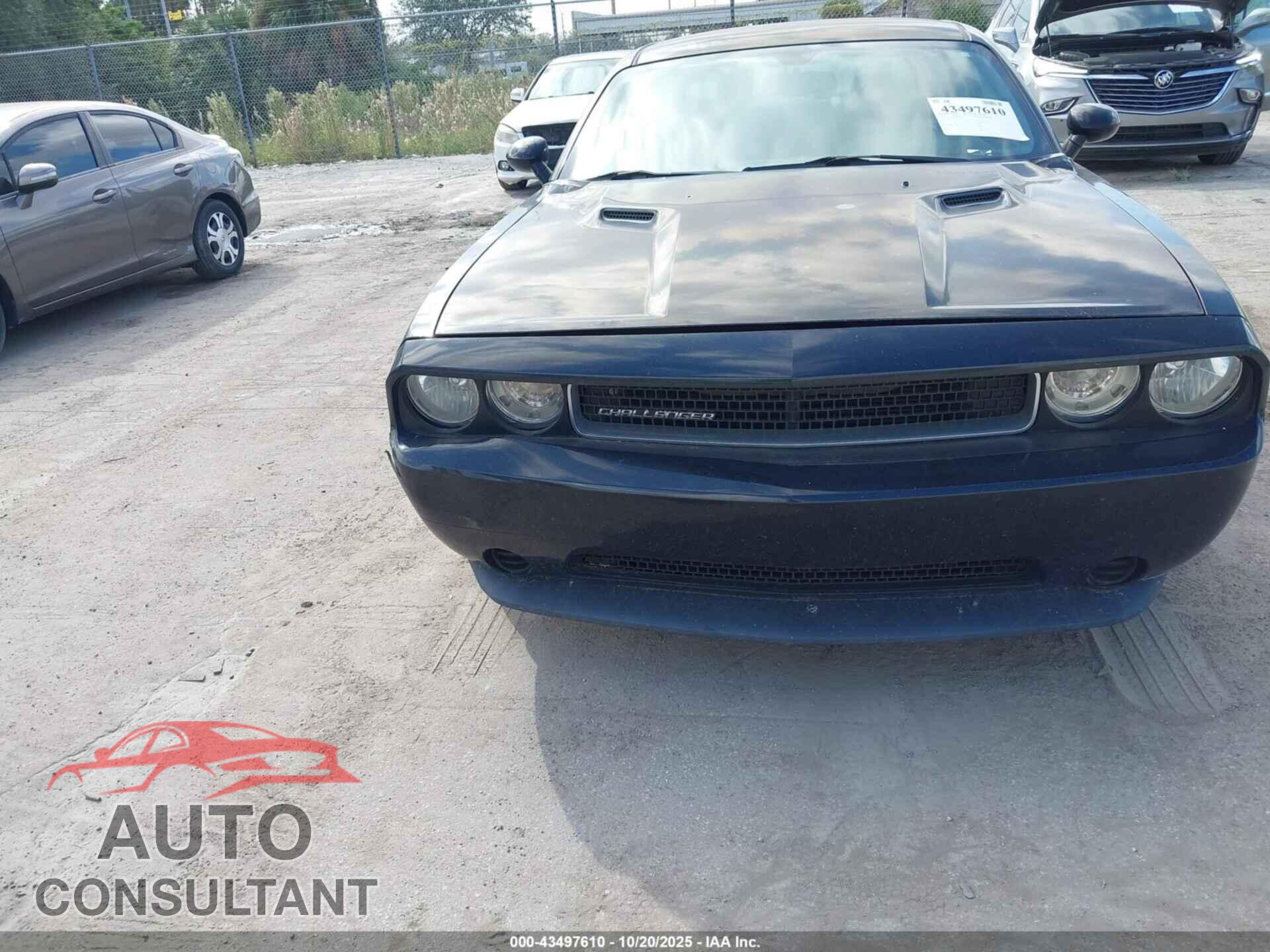 DODGE CHALLENGER 2012 - 2C3CDYAG3CH101081