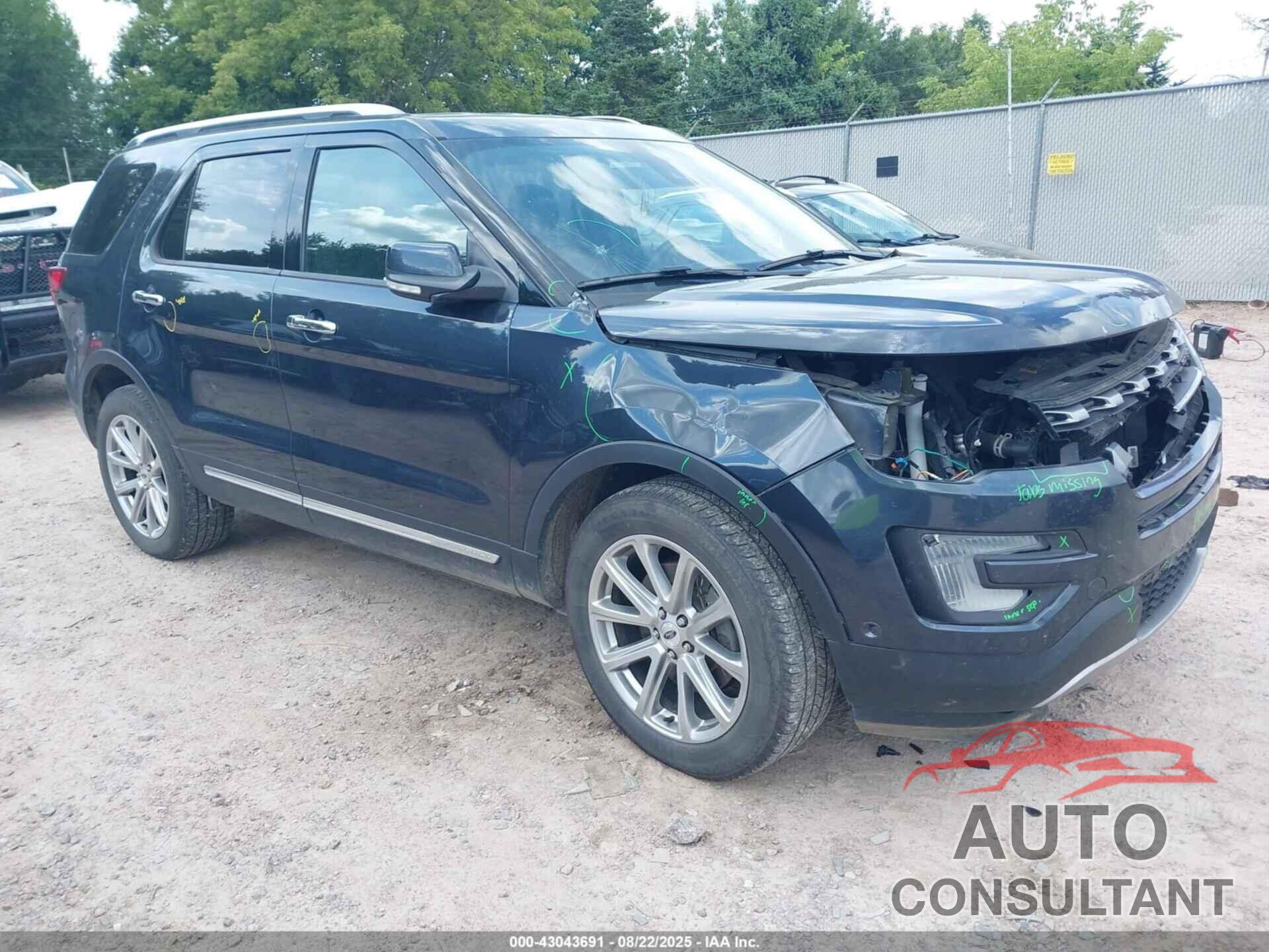 FORD EXPLORER 2017 - 1FM5K8F84HGB88645