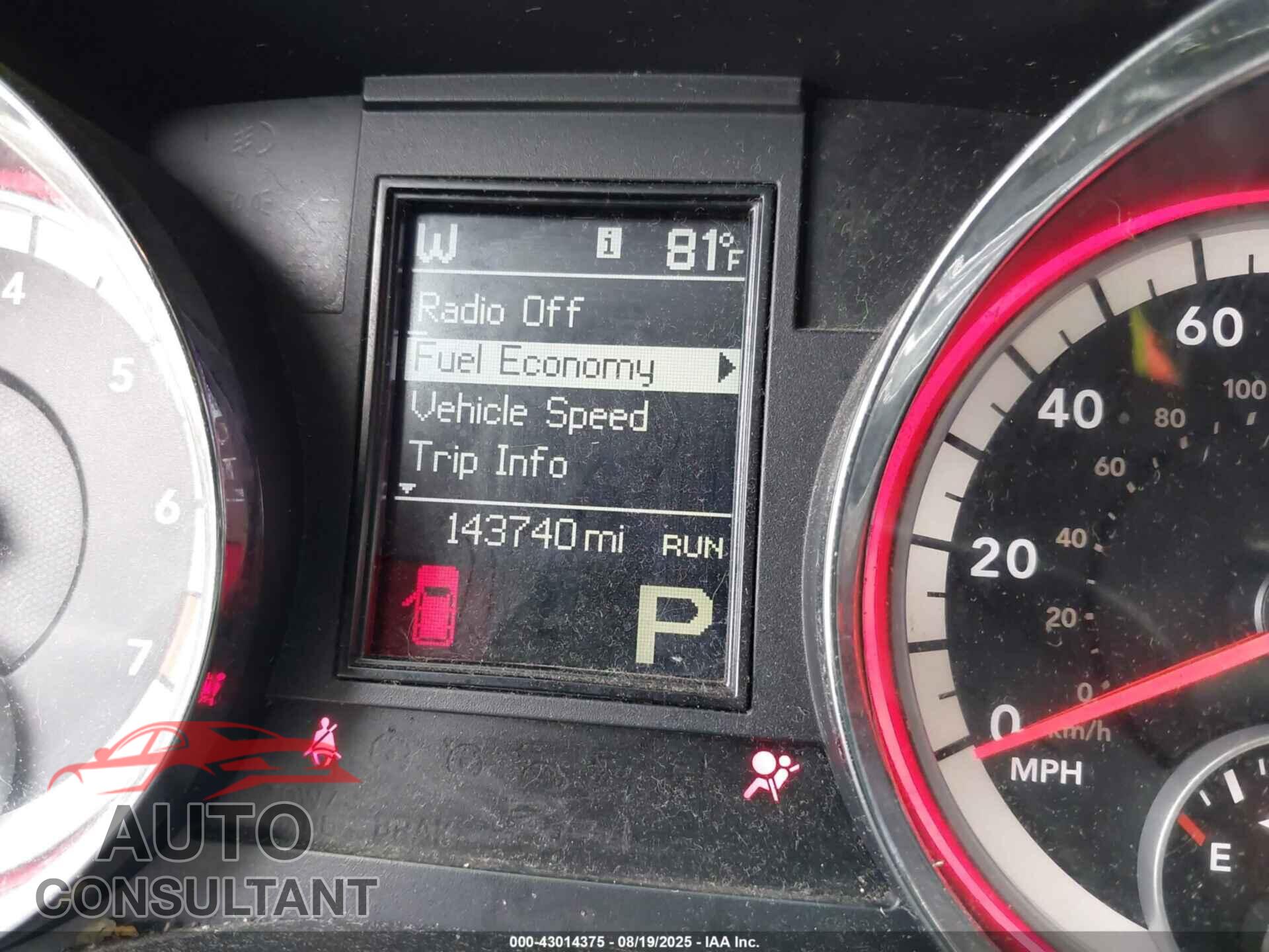 DODGE DURANGO 2013 - 1C4RDJAG3DC500574