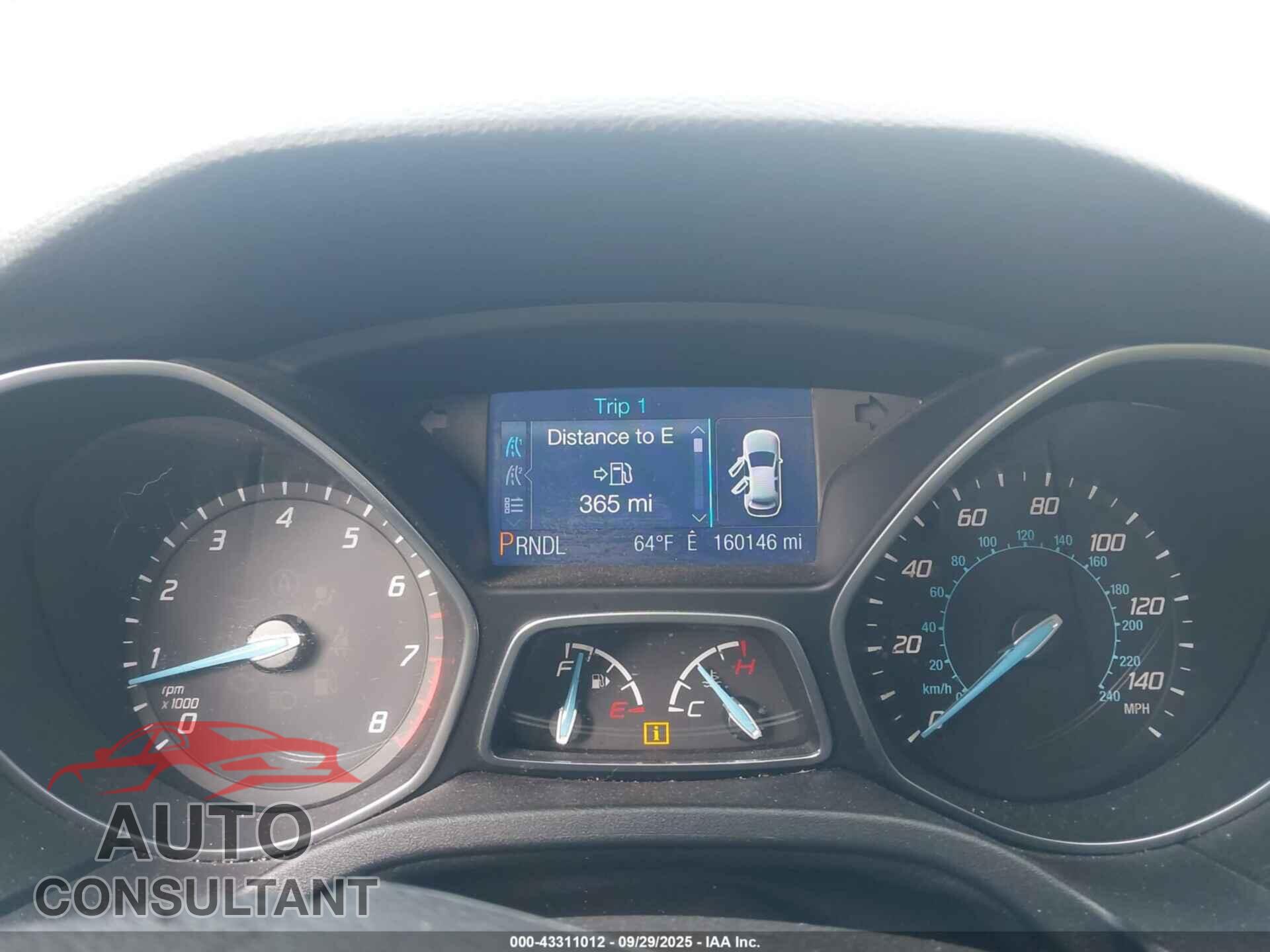 FORD FOCUS 2014 - 1FADP3E29EL119461