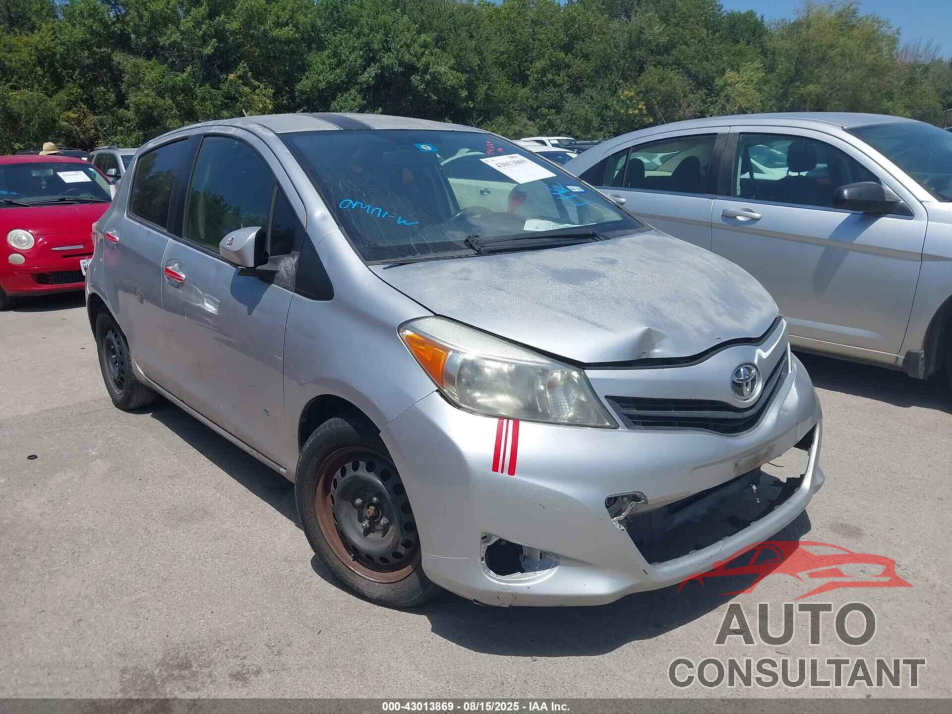 TOYOTA YARIS 2013 - JTDKTUD35DD543354