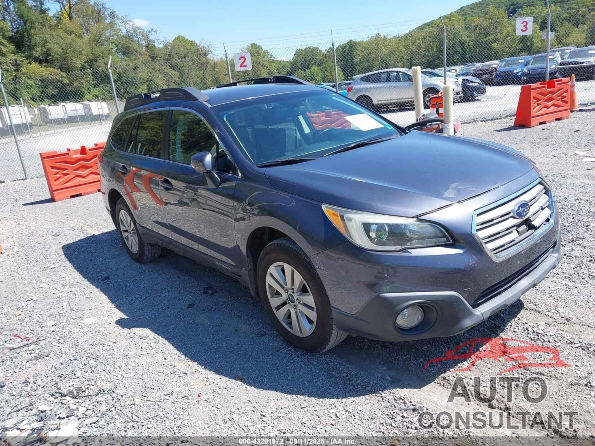 SUBARU OUTBACK 2015 - 4S4BSAFC1F3319310