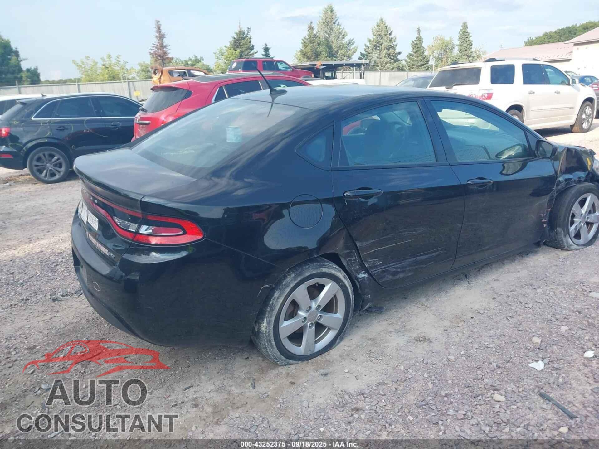 DODGE DART 2016 - 1C3CDFBBXGD606934
