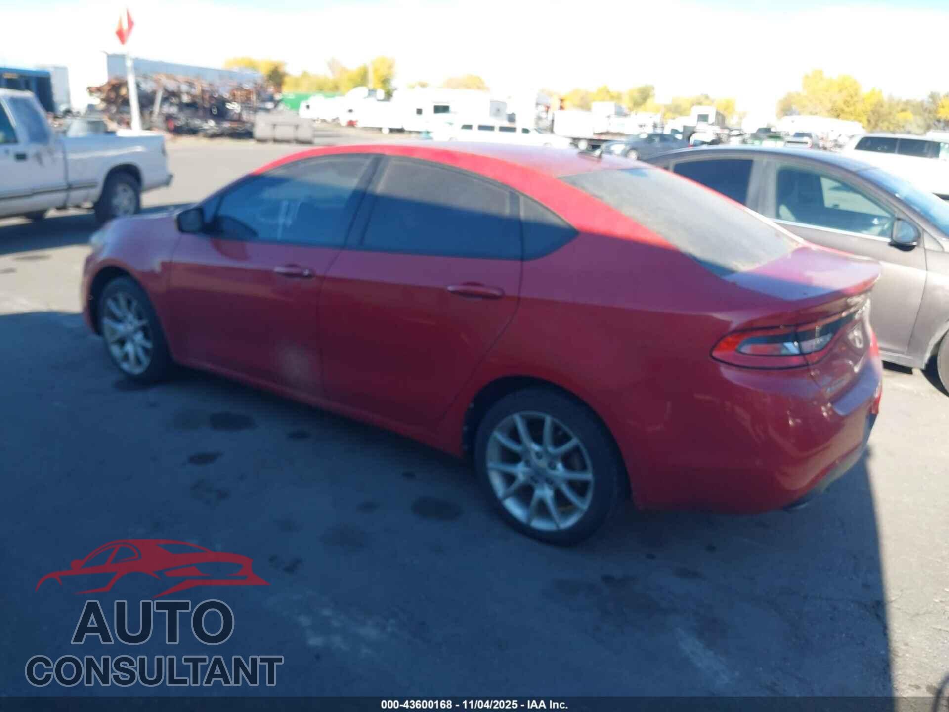 DODGE DART 2013 - 1C3CDFBA0DD123360