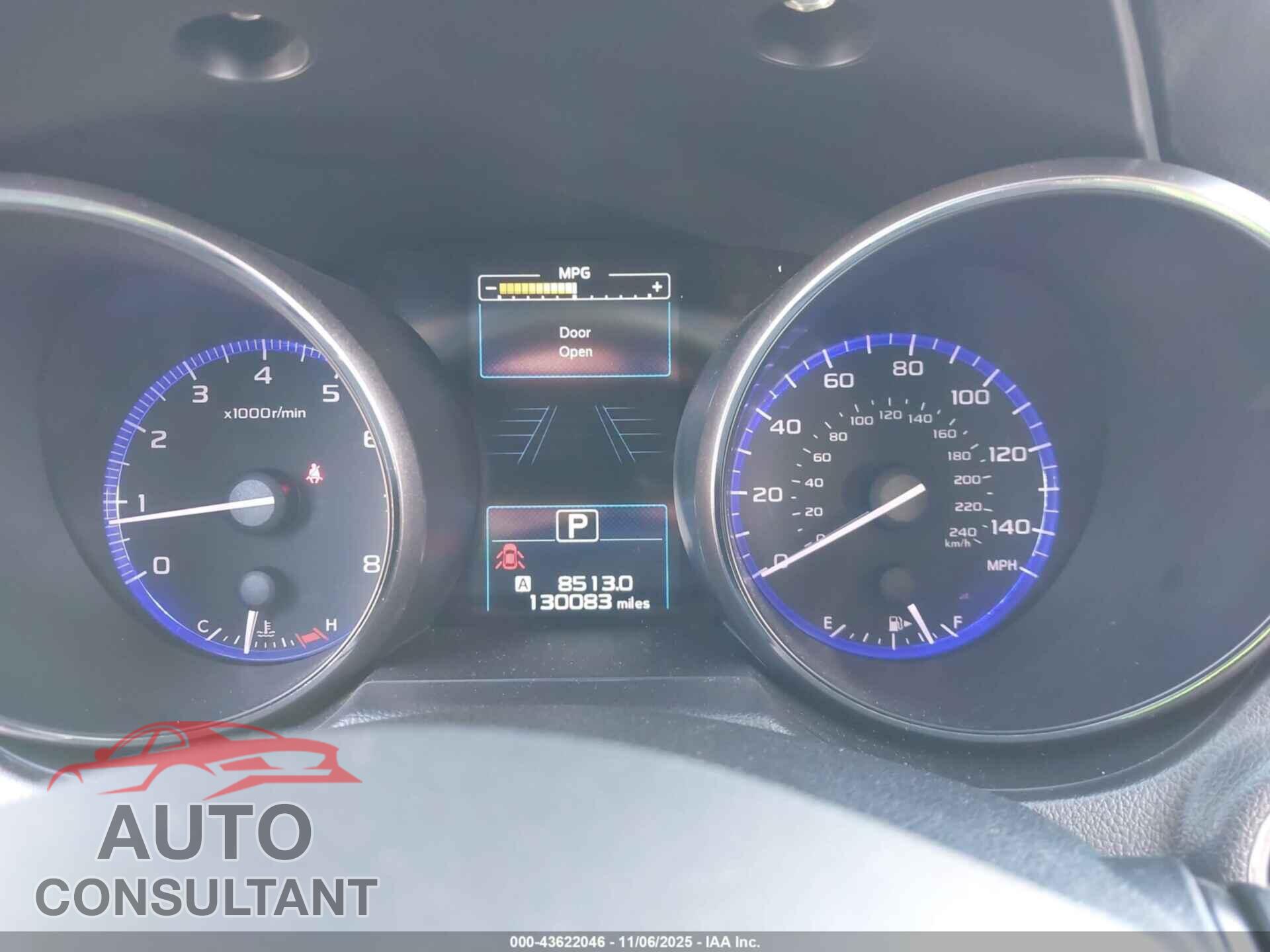 SUBARU OUTBACK 2017 - 4S4BSATC2H3291055