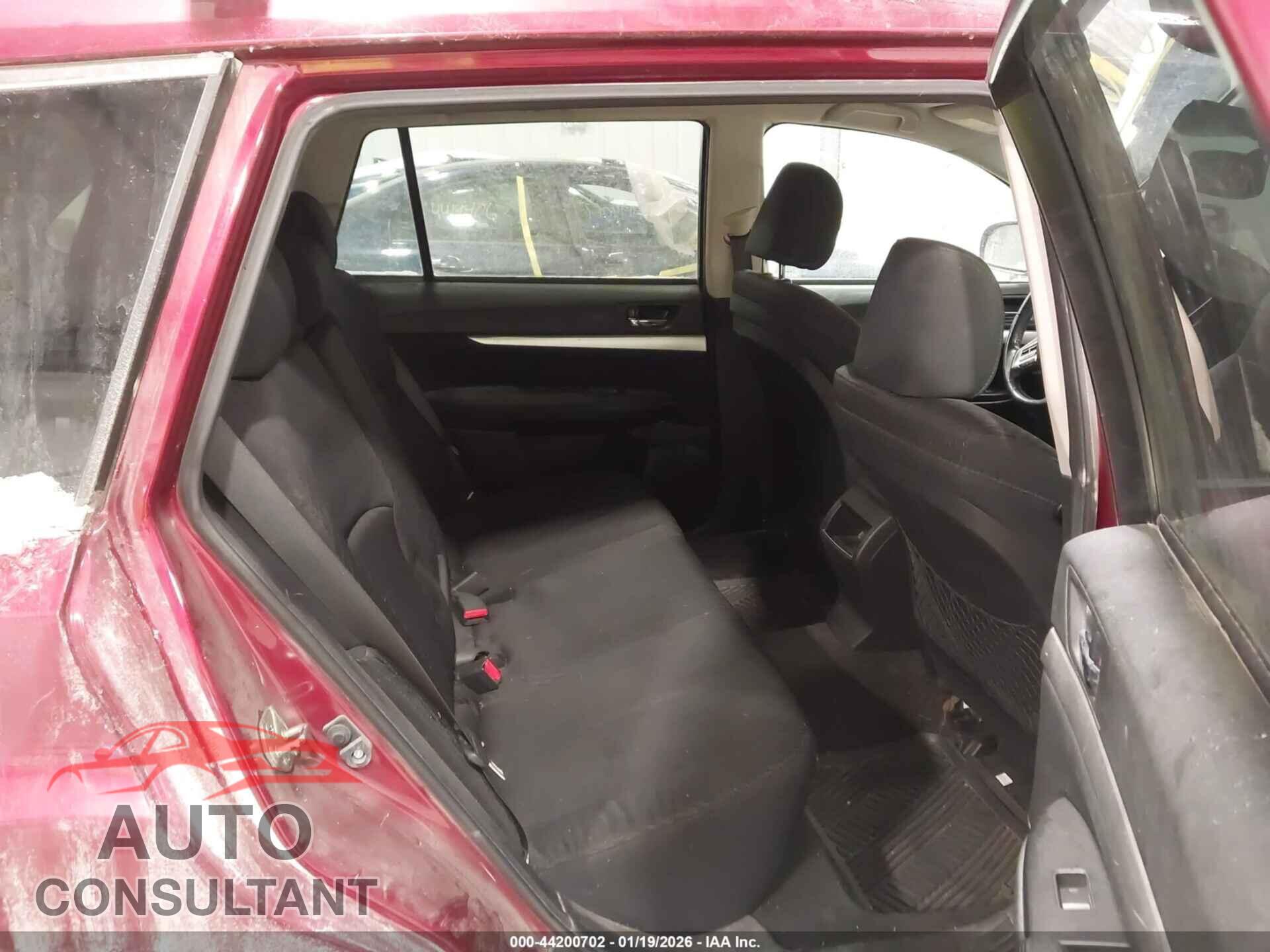 SUBARU OUTBACK 2012 - 4S4BRCCCXC3207676