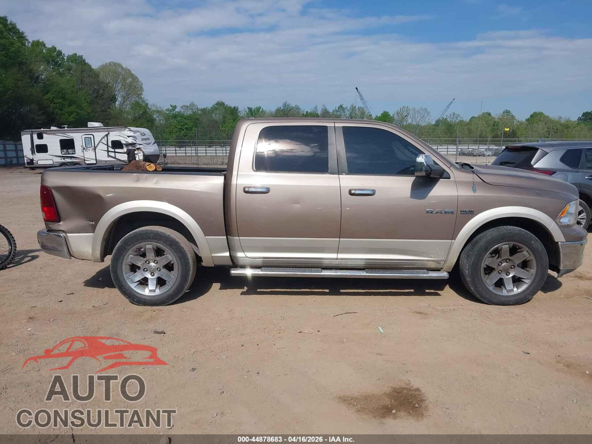 DODGE RAM 1500 2010 - 1D7RV1CT6AS147228