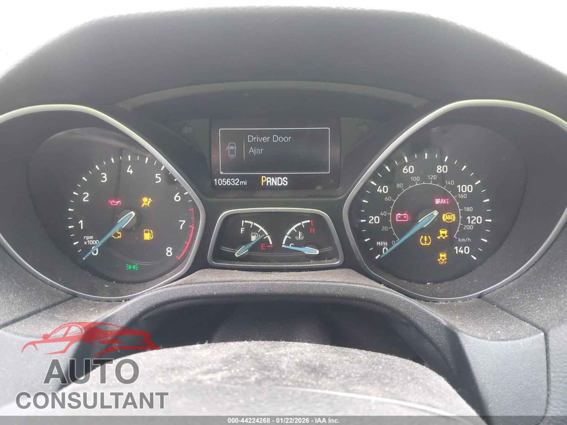 FORD FOCUS 2017 - 1FADP3FE8HL274709
