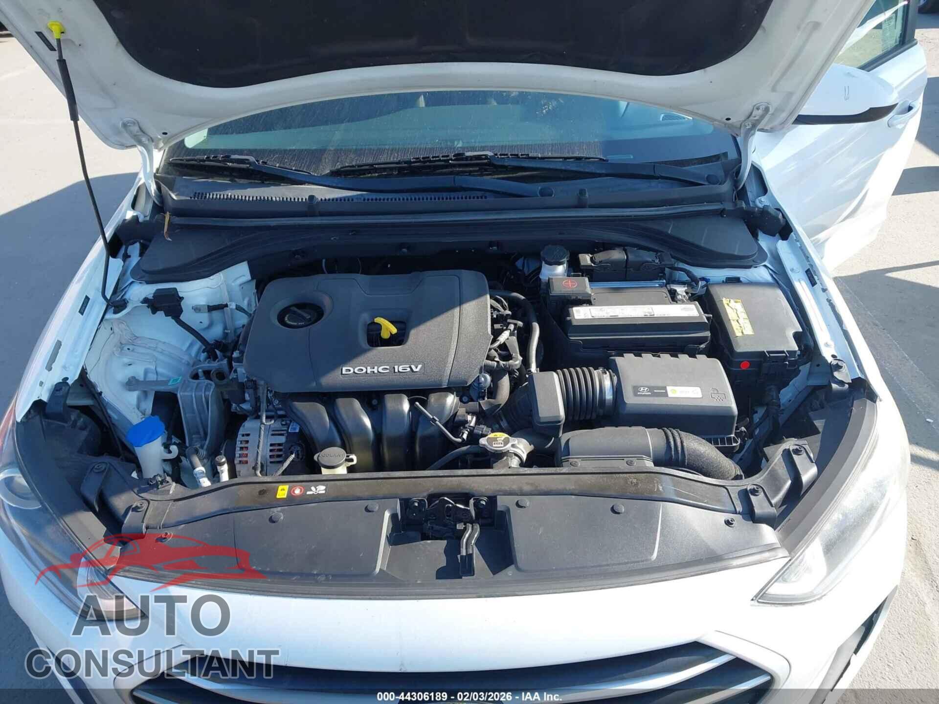 HYUNDAI ELANTRA 2018 - 5NPD84LF4JH257331