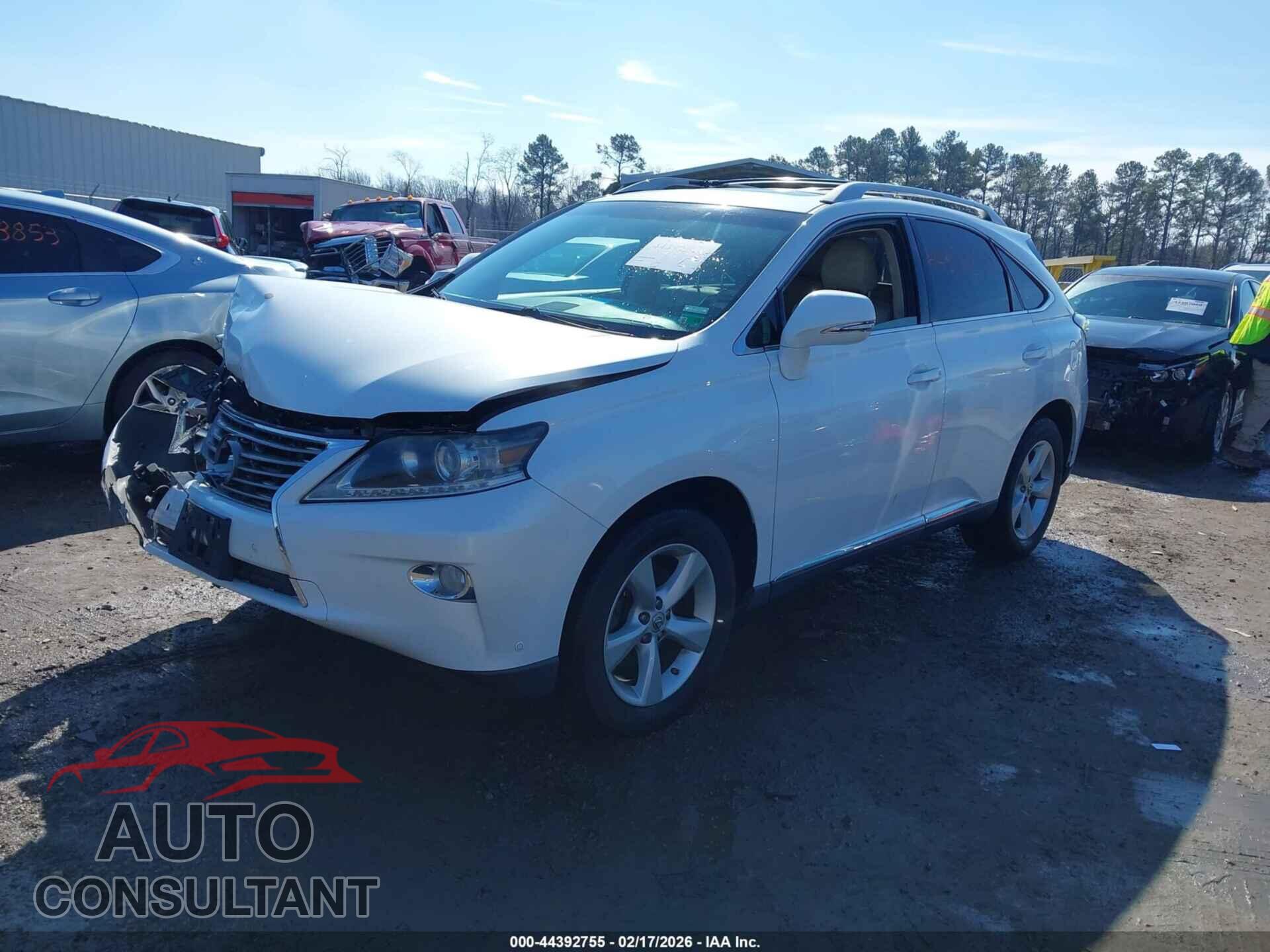 LEXUS RX 350 2015 - 2T2BK1BA2FC322082