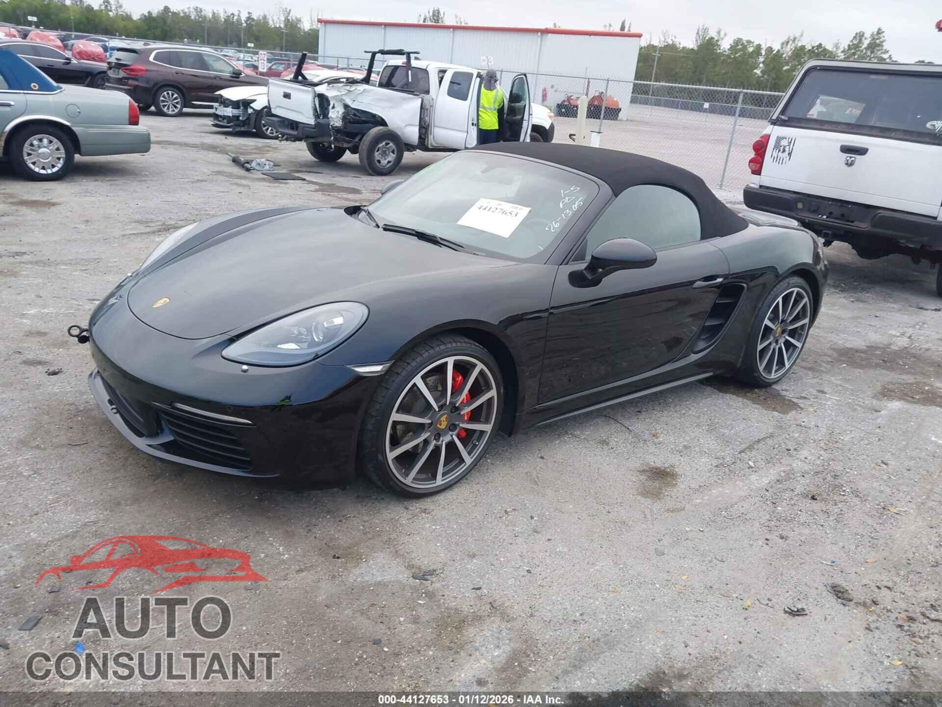 PORSCHE 718 BOXSTER 2017 - WP0CB2A88HS240789