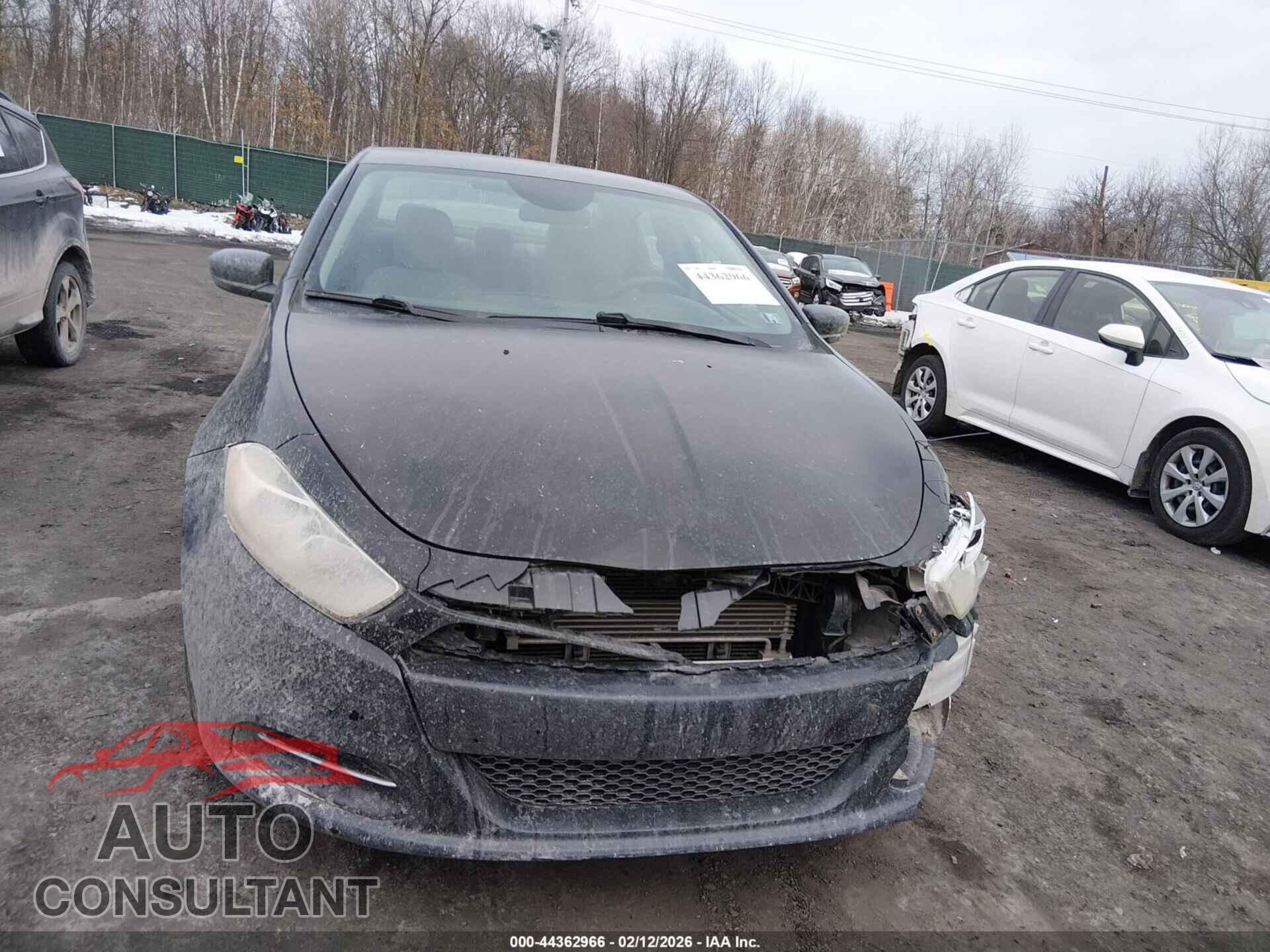 DODGE DART 2013 - 1C3CDFBA9DD209749