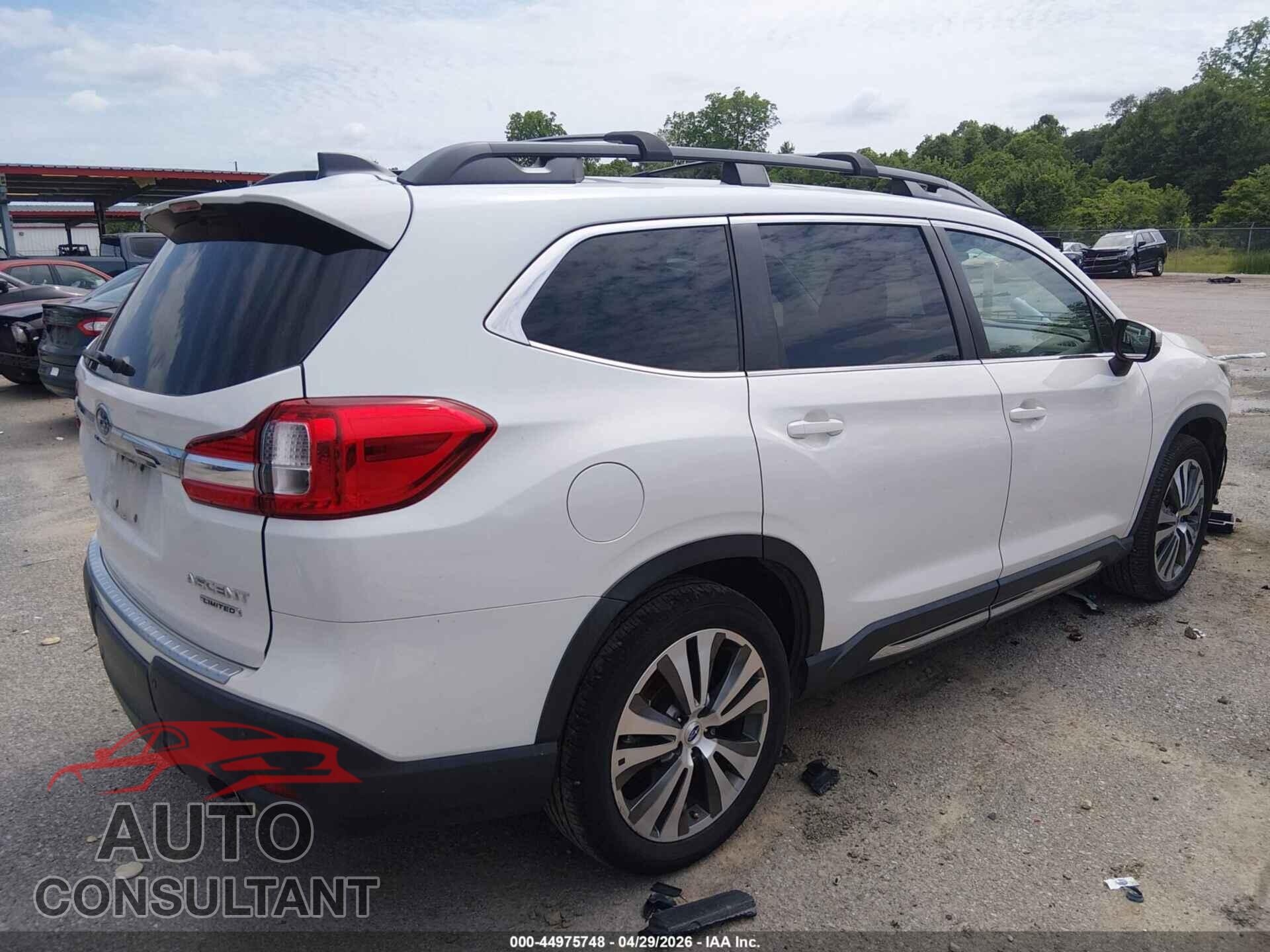 SUBARU ASCENT 2019 - 4S4WMAPD1K3450492