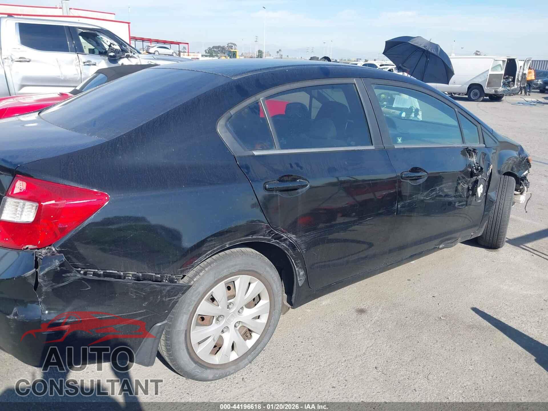 HONDA CIVIC 2012 - 19XFB2F57CE308717