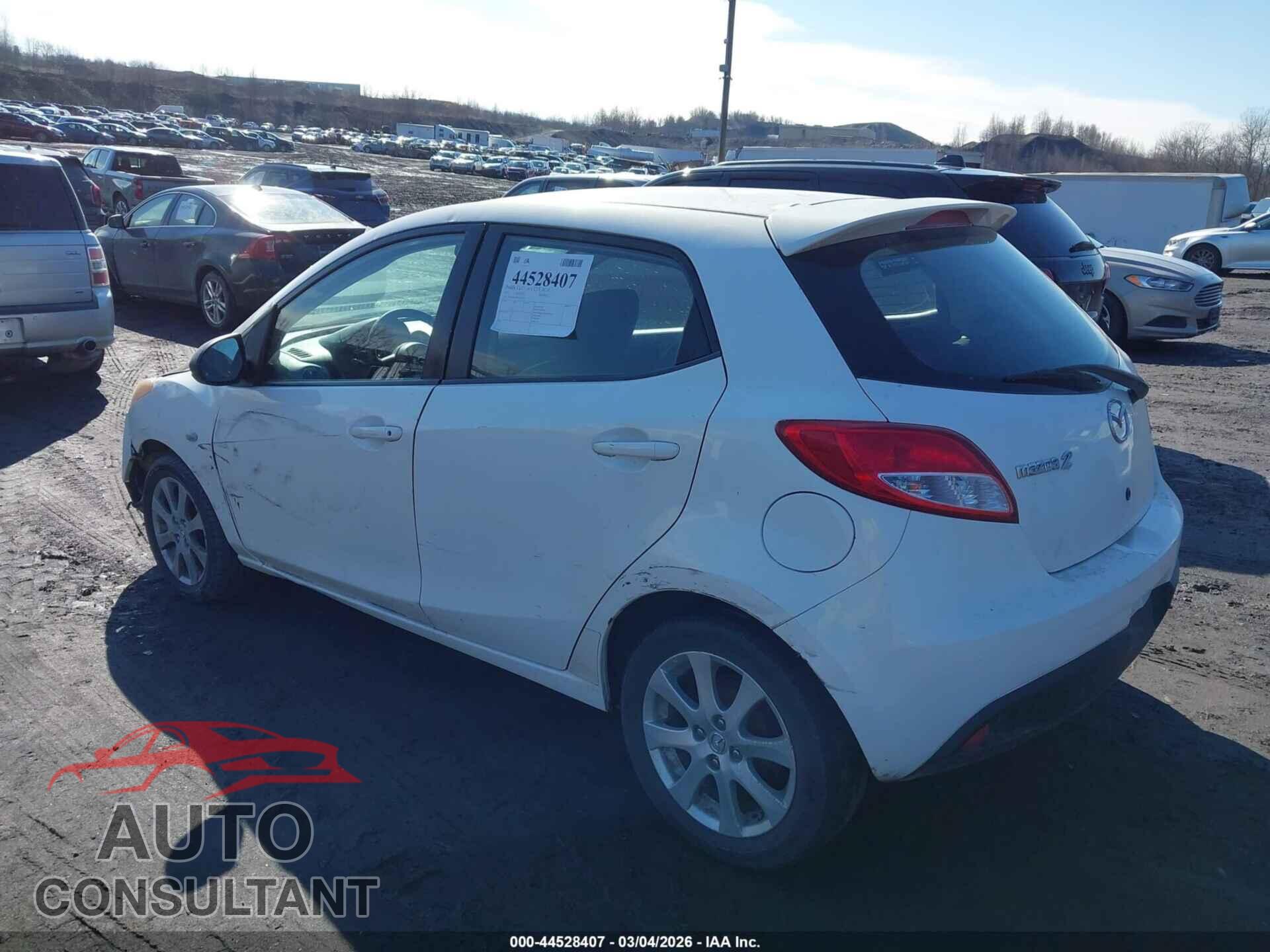MAZDA MAZDA2 2012 - JM1DE1LY8C0136276