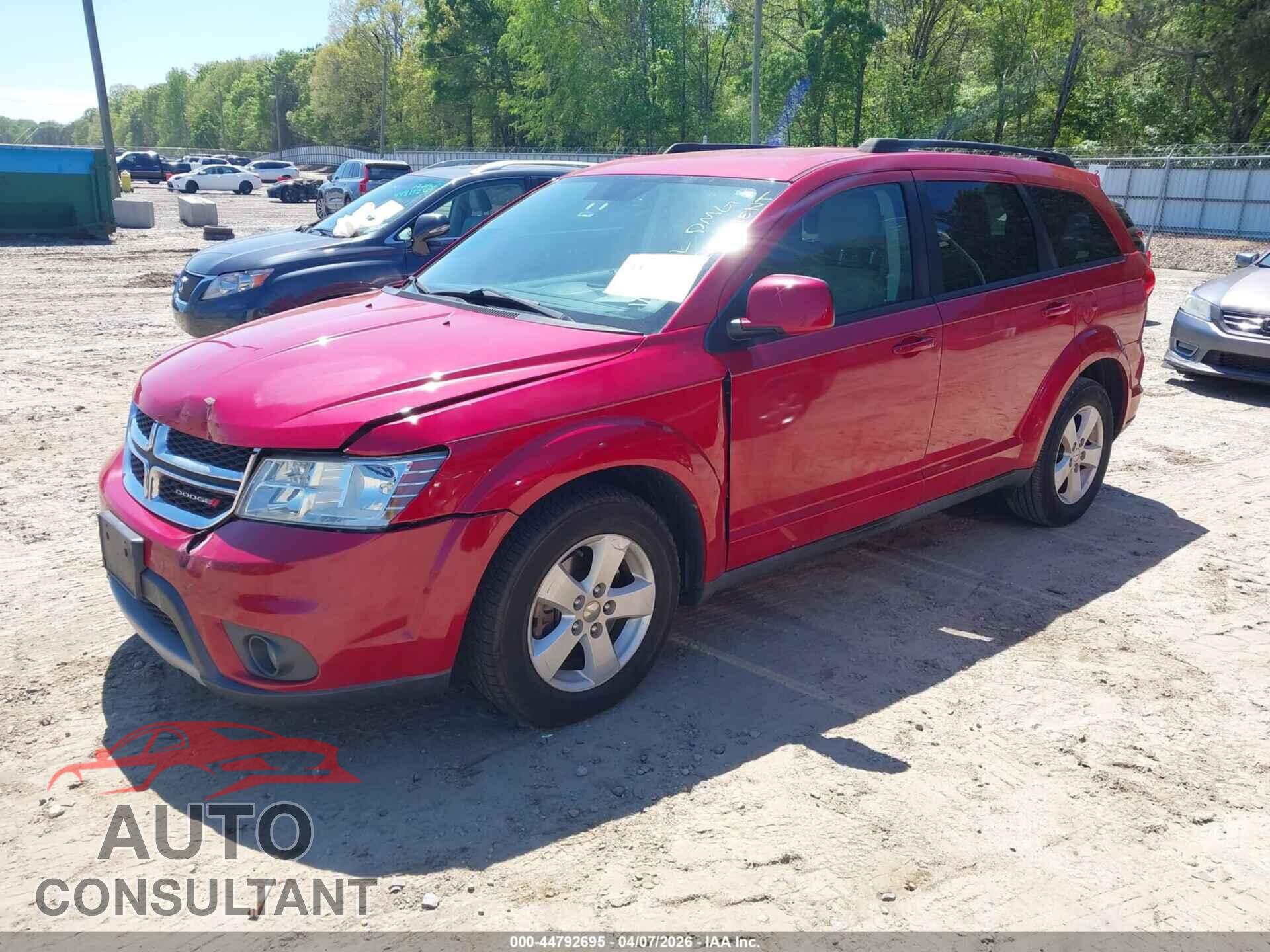 DODGE JOURNEY 2012 - 3C4PDCBB7CT355841