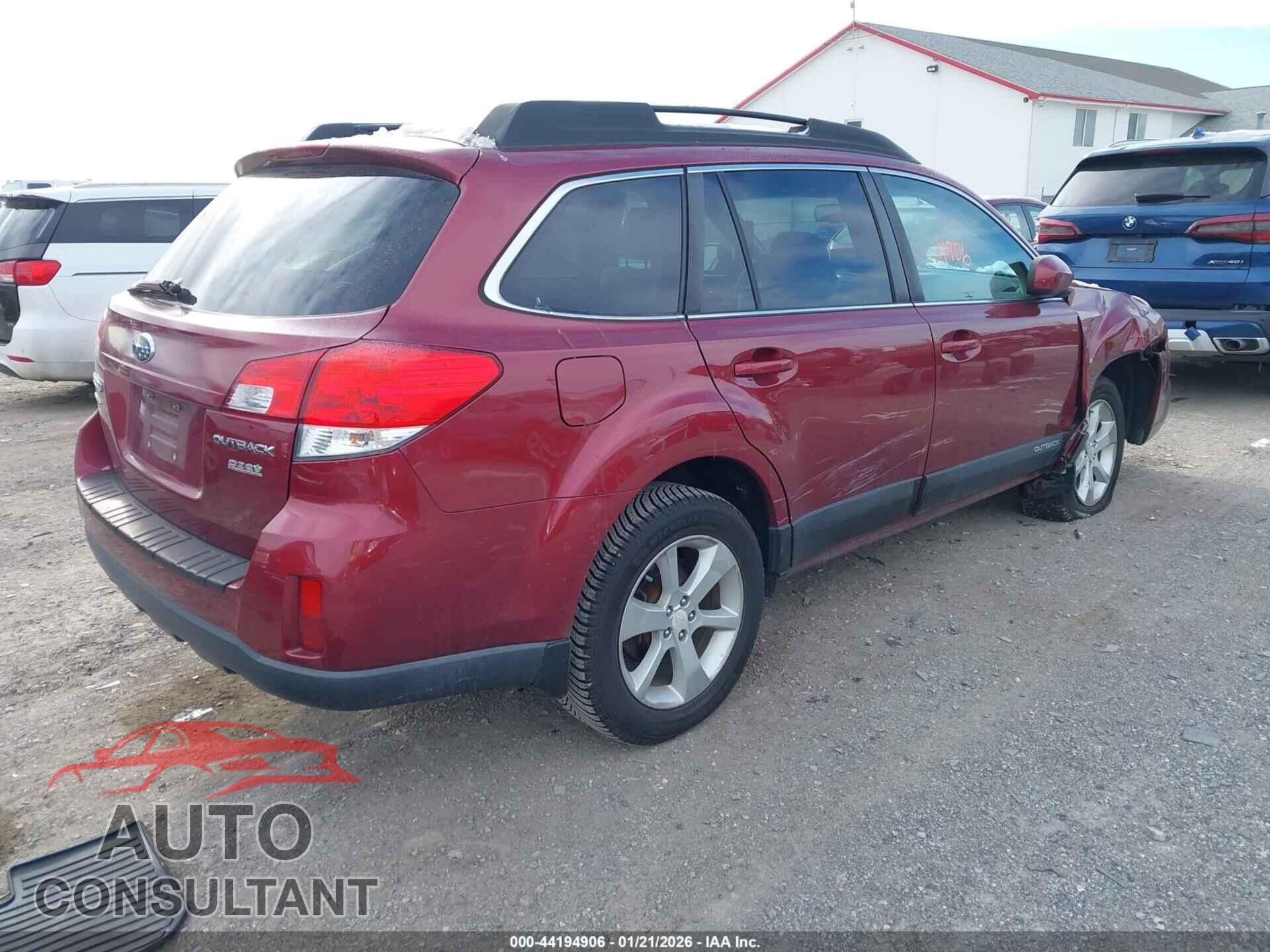 SUBARU OUTBACK 2013 - 4S4BRBCC5D3291594