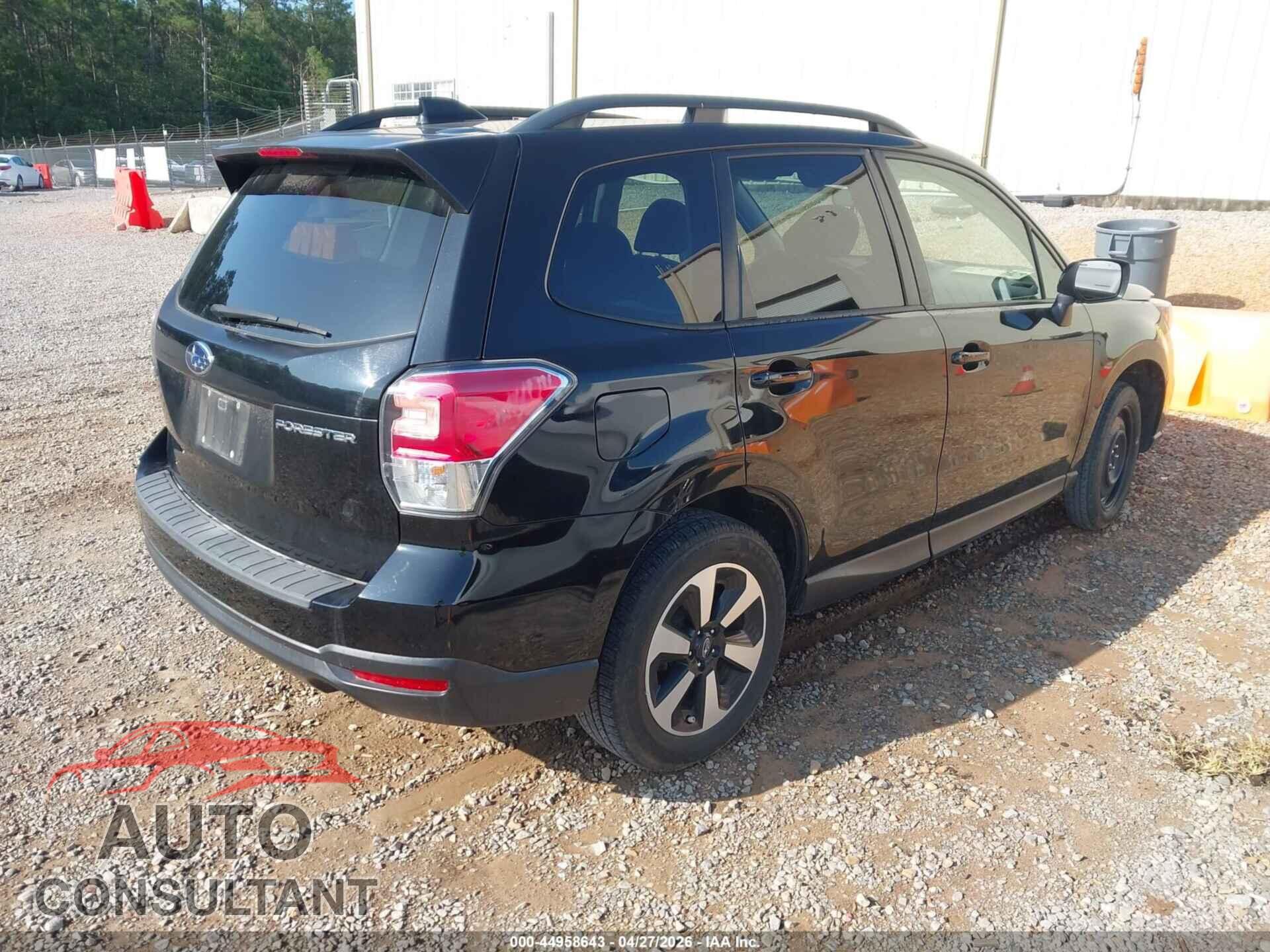 SUBARU FORESTER 2018 - JF2SJAGC3JH481426