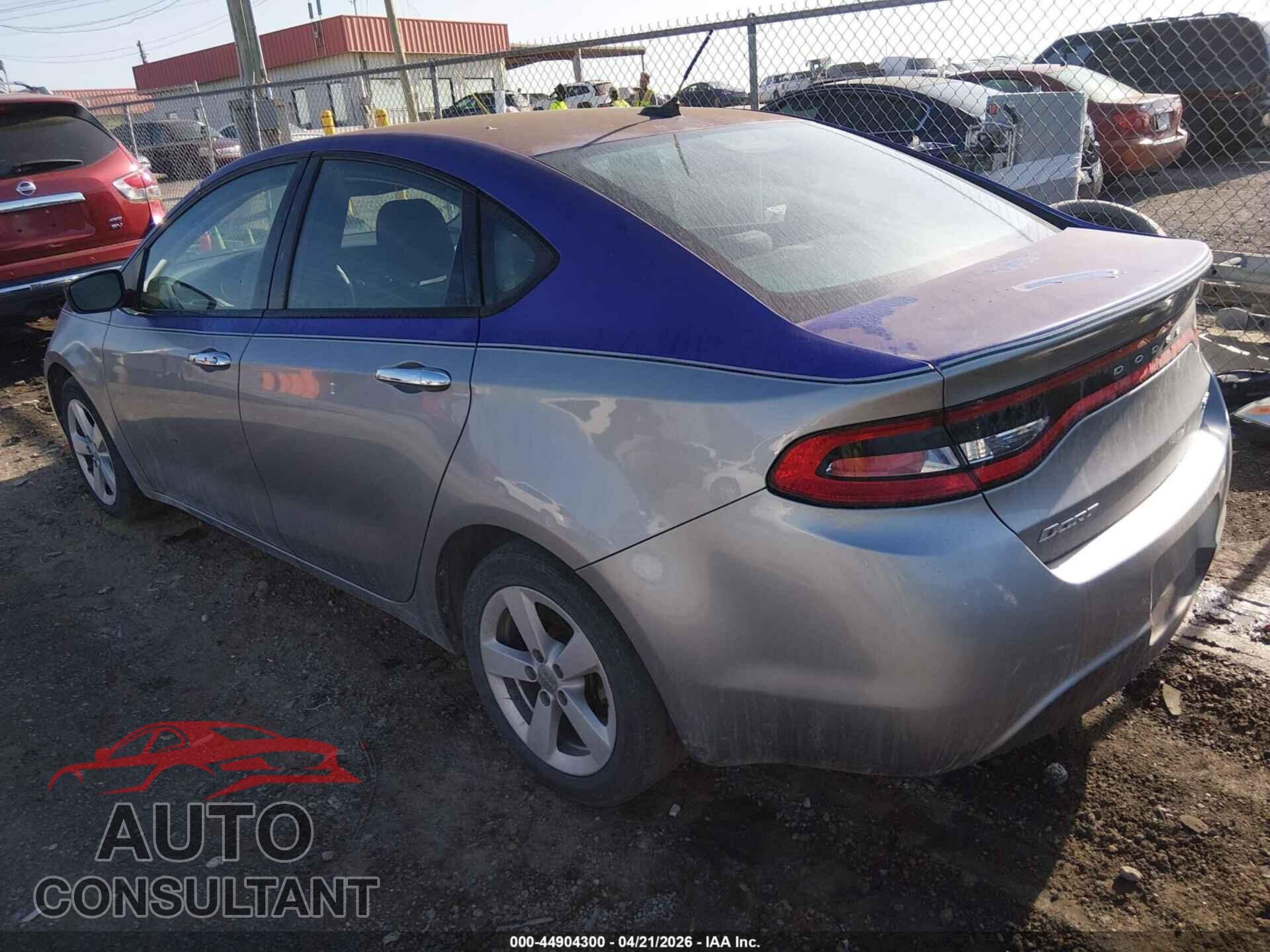 DODGE DART 2016 - 1C3CDFBB7GD515491