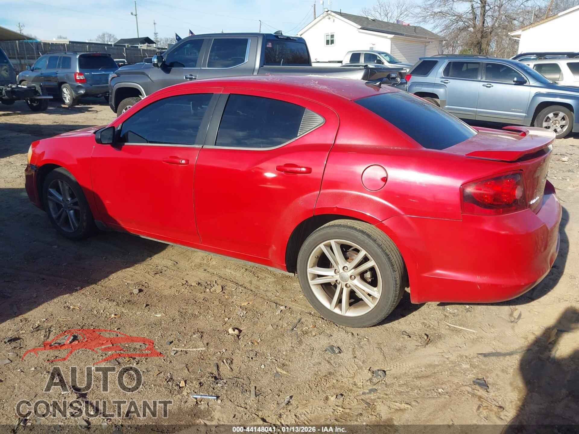 DODGE AVENGER 2013 - 1C3CDZAG4DN747647